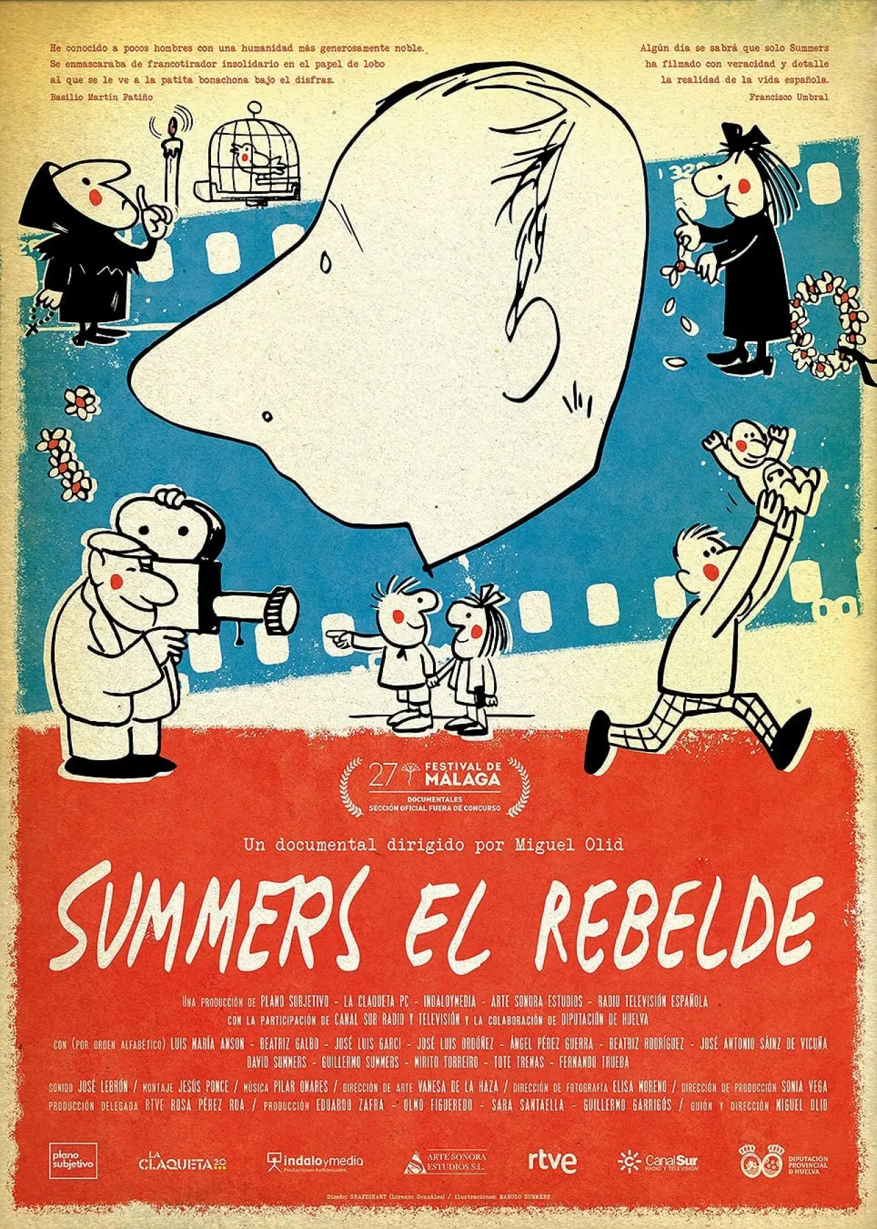 Plakat filmowy "Summers el rebelde"