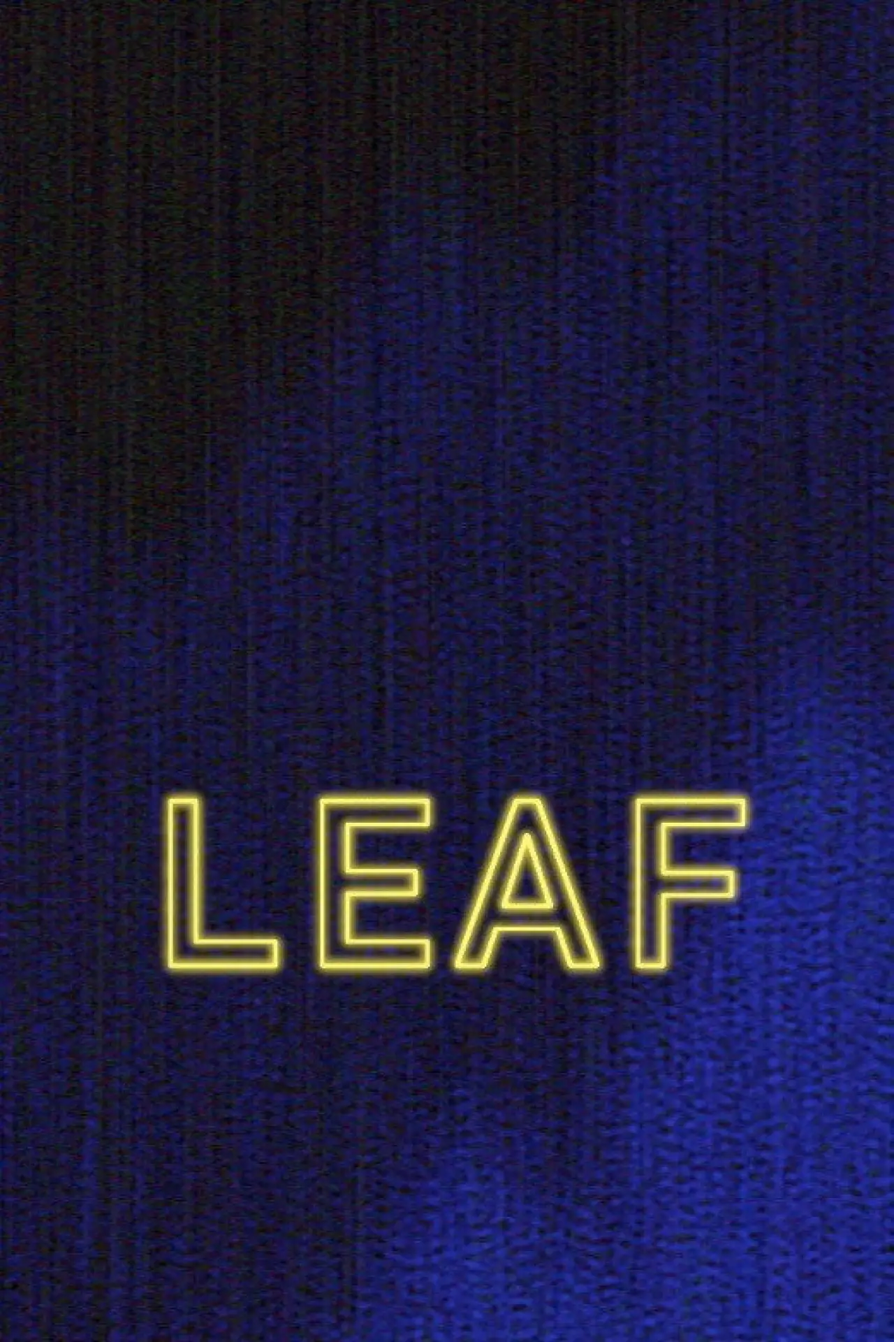 Plakat filmowy "Leaf"