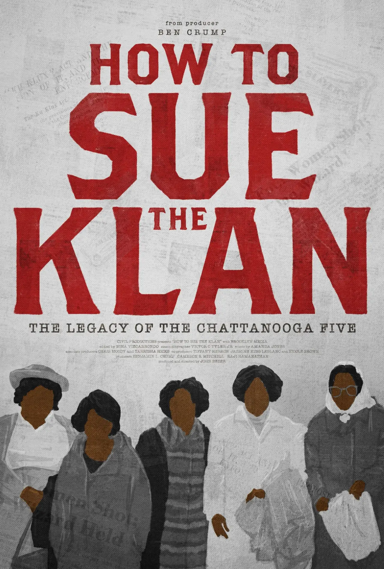 Plakat filmowy "How to Sue the Klan"