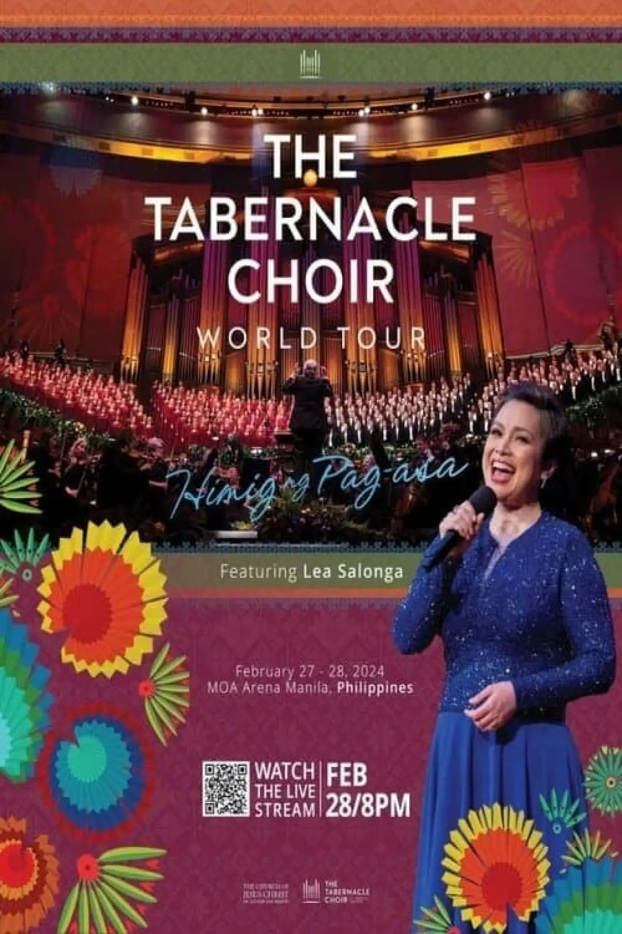Plakat filmowy "The Tabernacle Choir: World Tour"