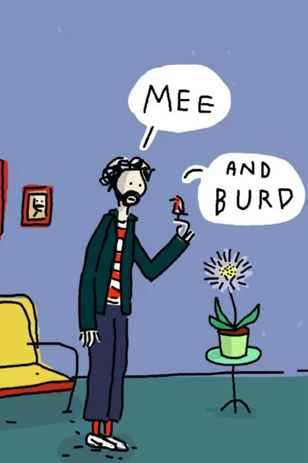 Plakat filmowy "Mee and Burd"