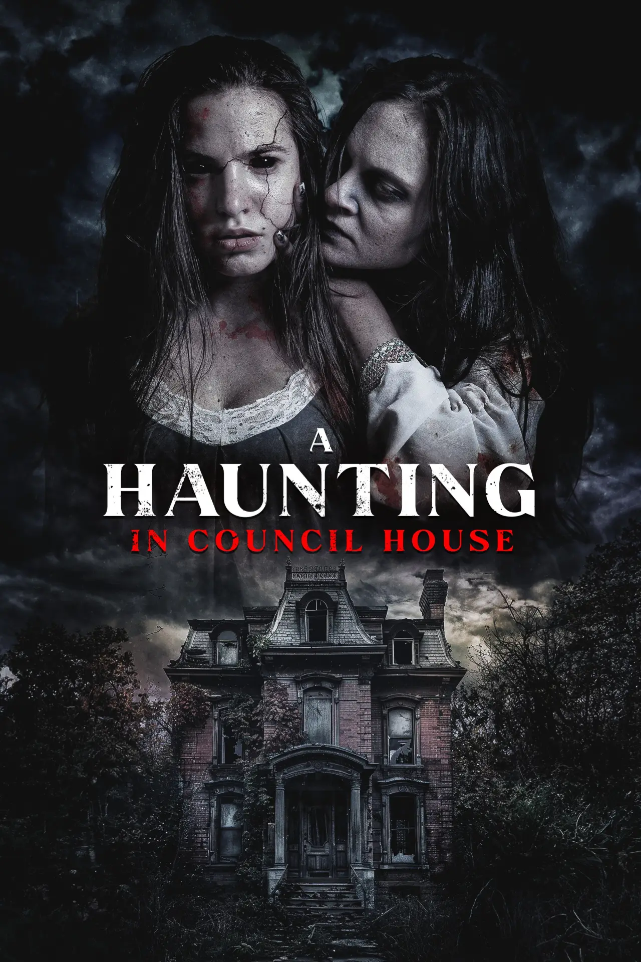 Plakat filmowy "A Haunting in Council House"