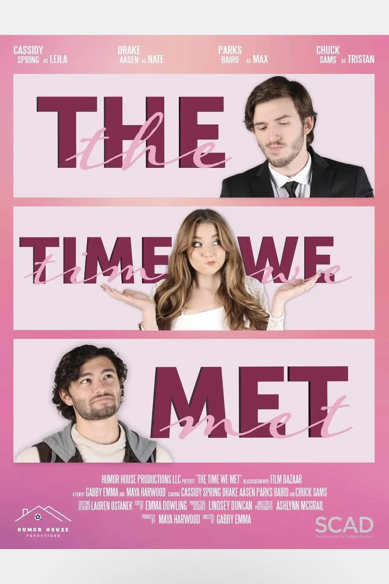 Plakat filmowy "The Time We Met"