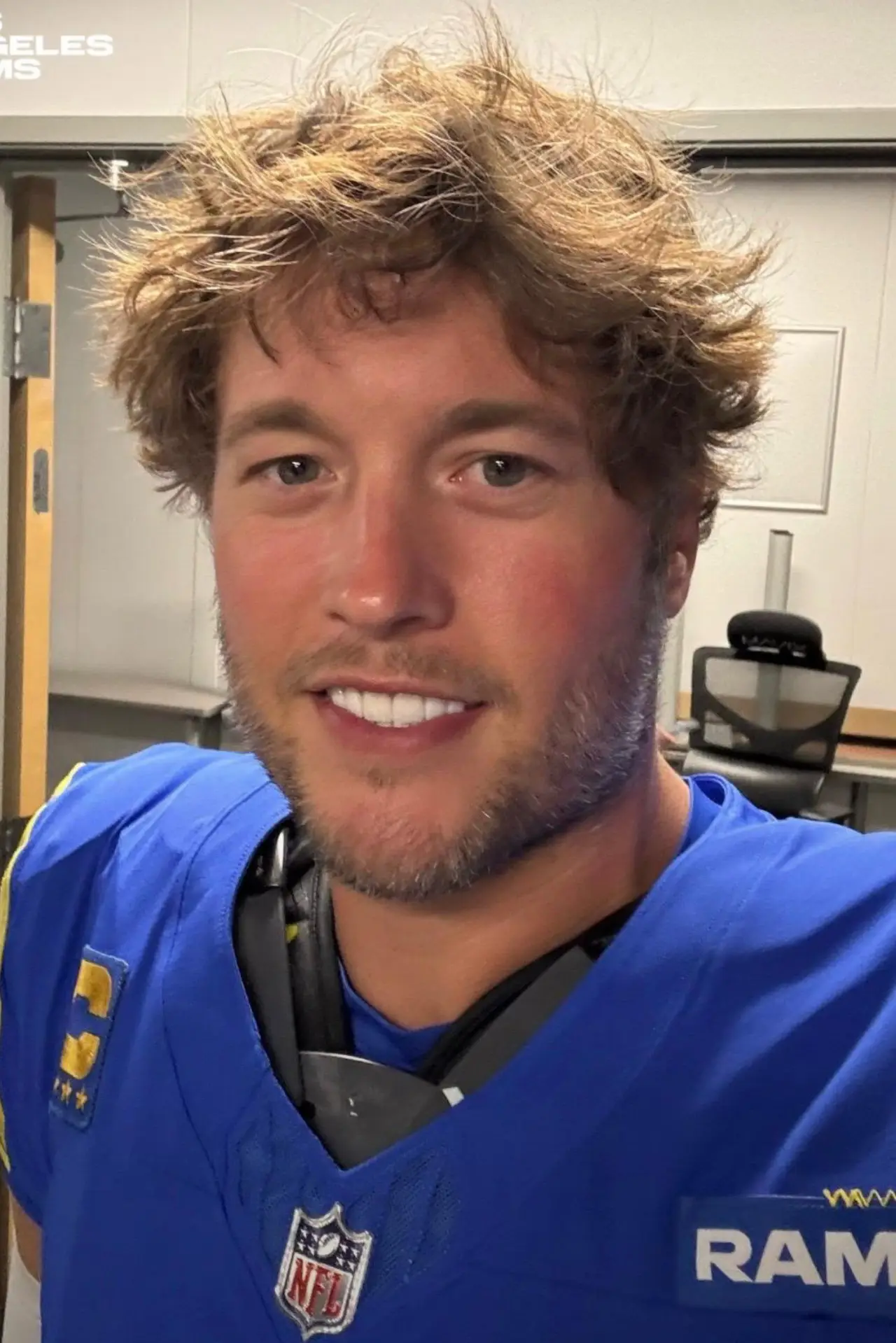 Plakat filmowy "Matthew Stafford: Locked In"