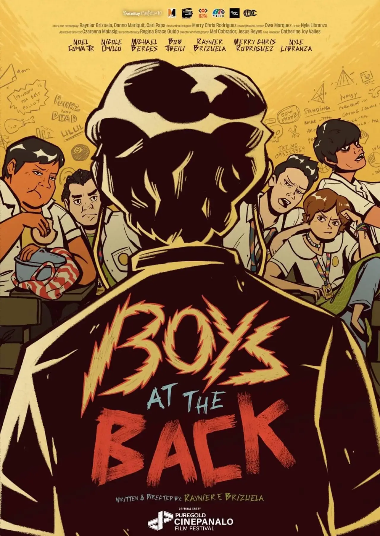 Plakat filmowy "Boys at the Back"
