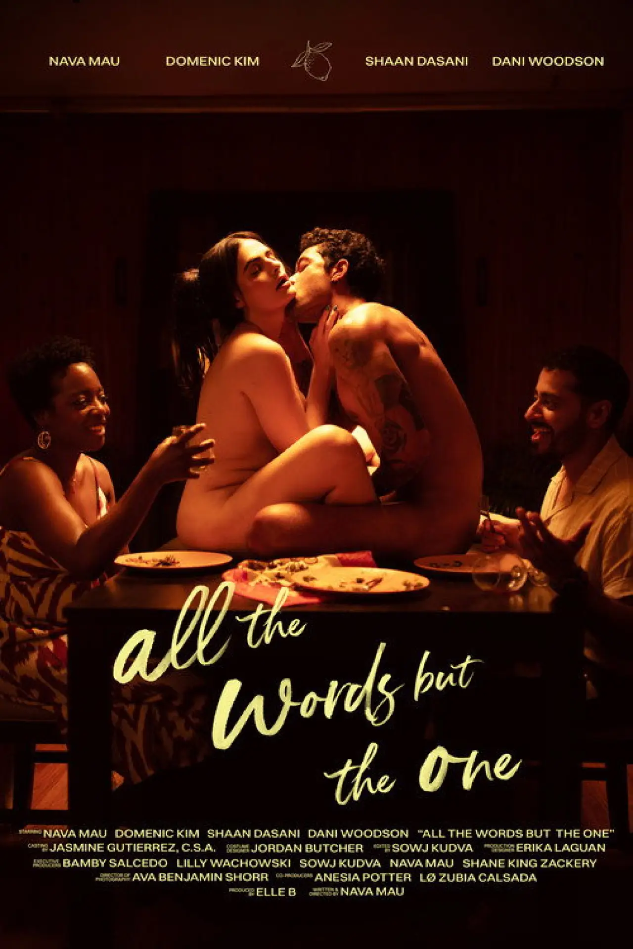 Plakat filmowy "all the words but the one"