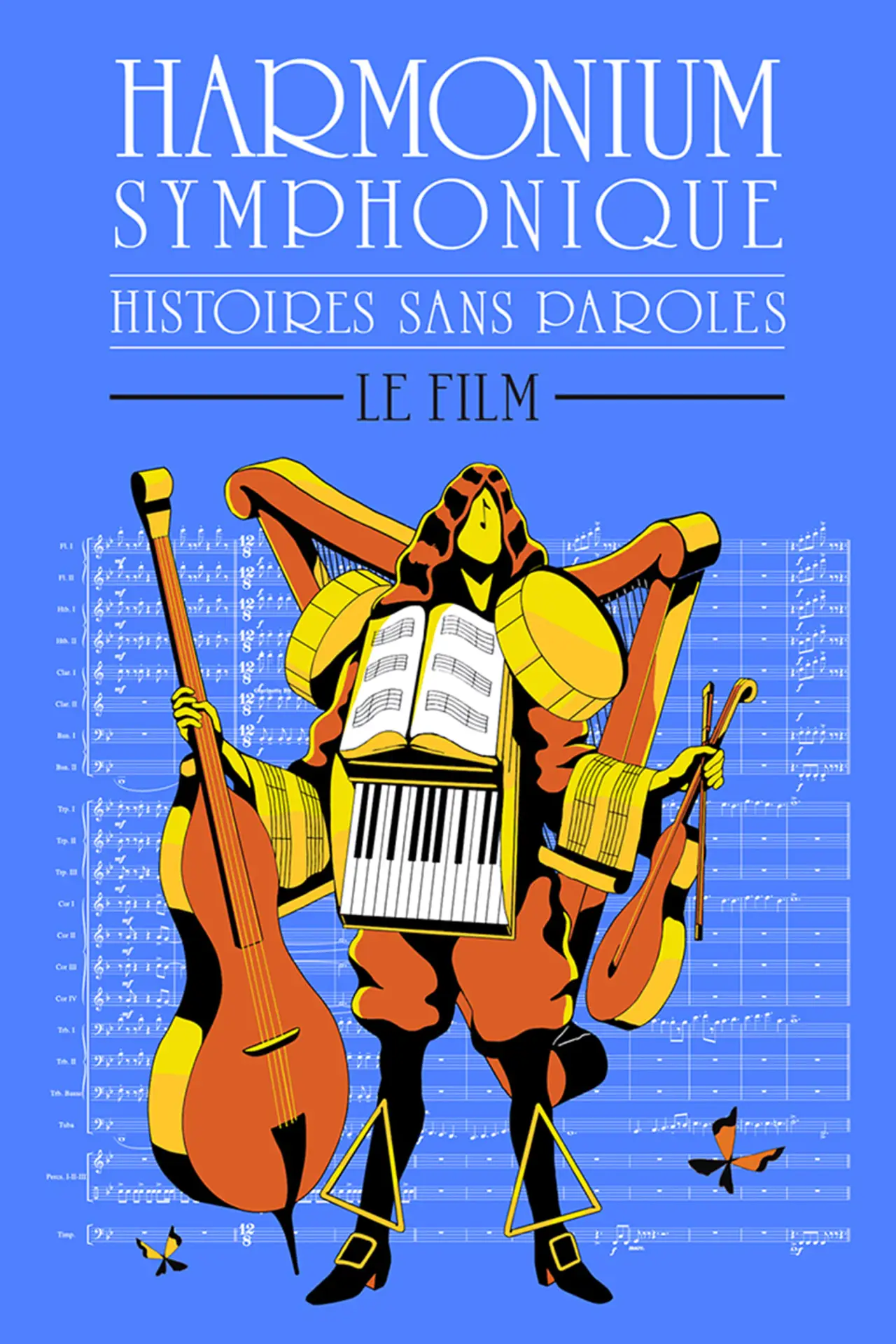 Plakat filmowy "Histoires sans paroles: Harmonium Symphonique – Le film"
