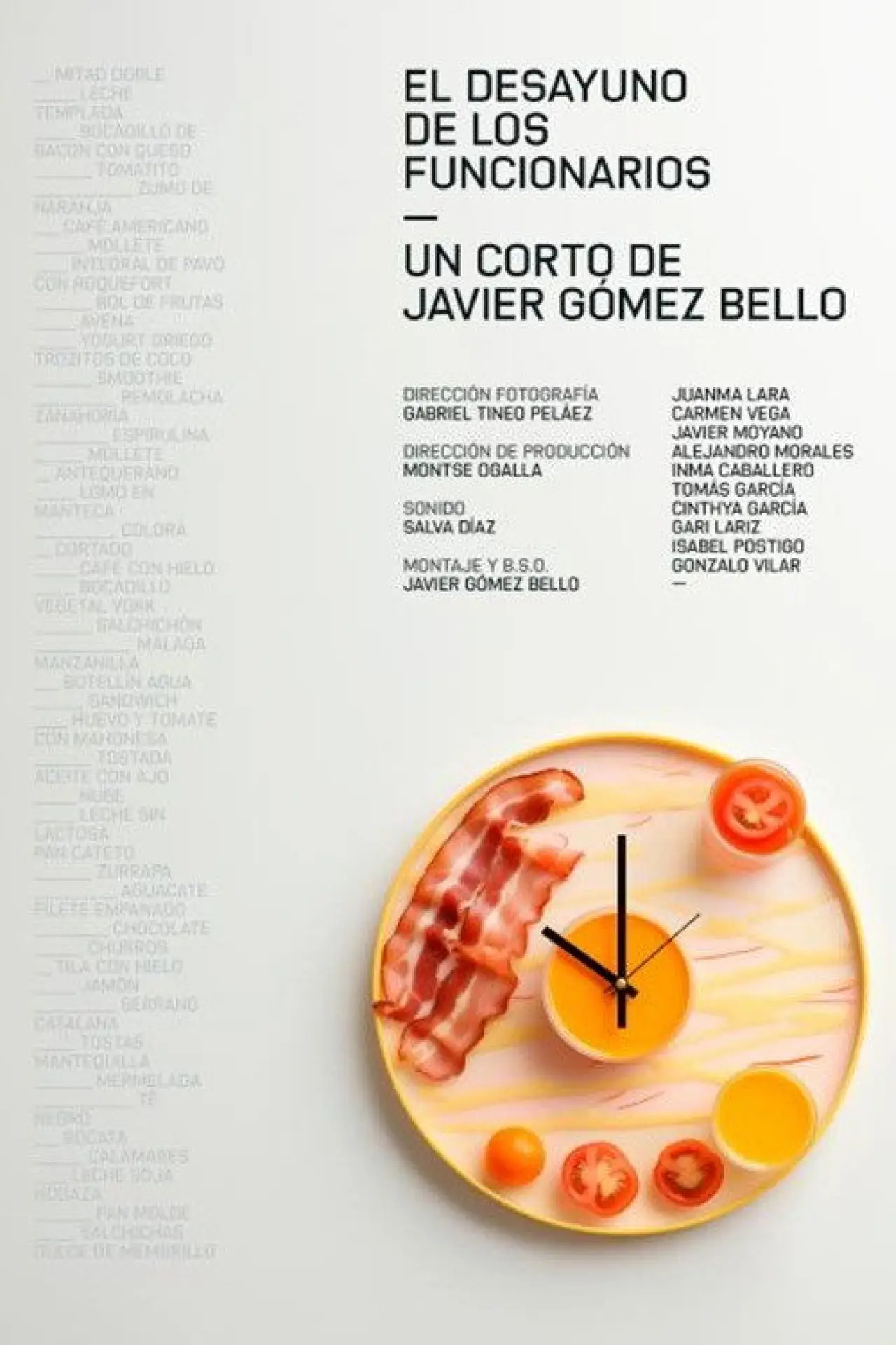 Plakat filmowy "El desayuno de los funcionarios"