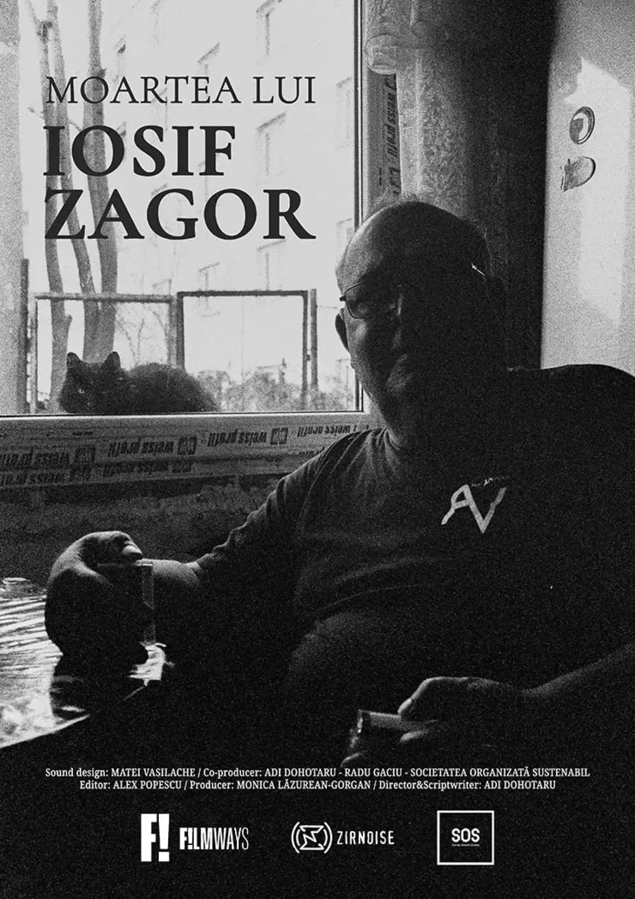 Plakat filmowy "Moartea lui Iosif Zagor"