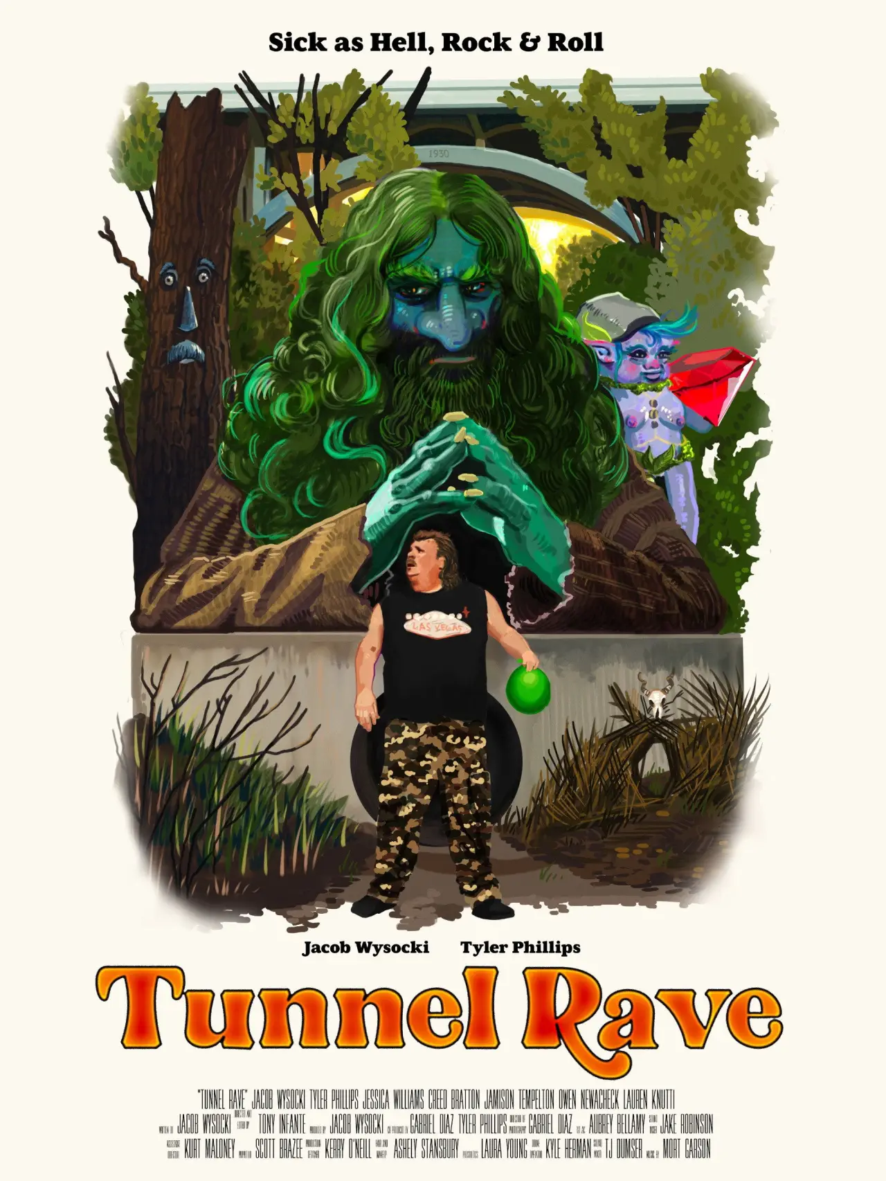 Plakat filmowy "Tunnel Rave"