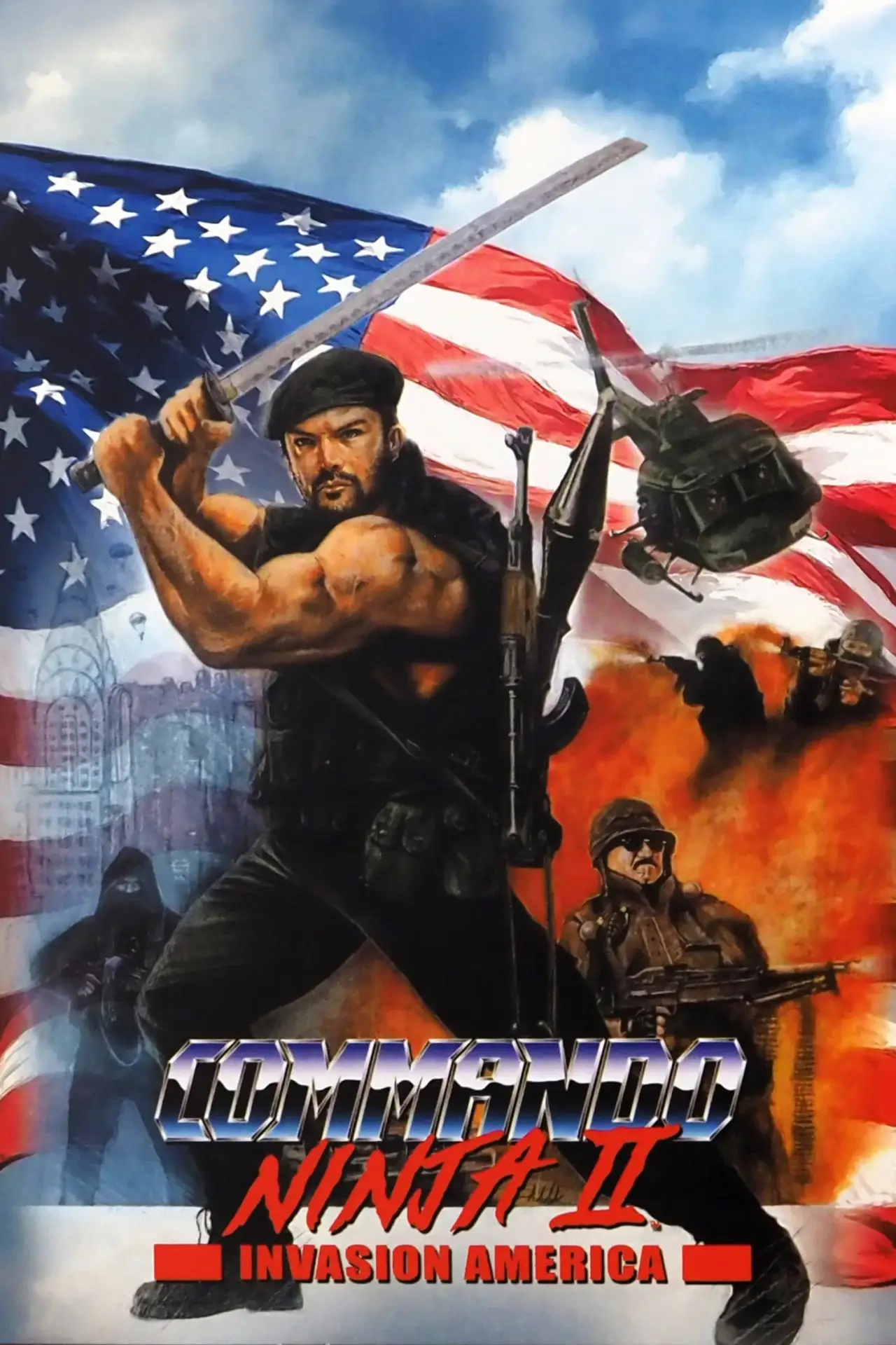 Plakat filmowy "Commando Ninja 2: Invasion America"