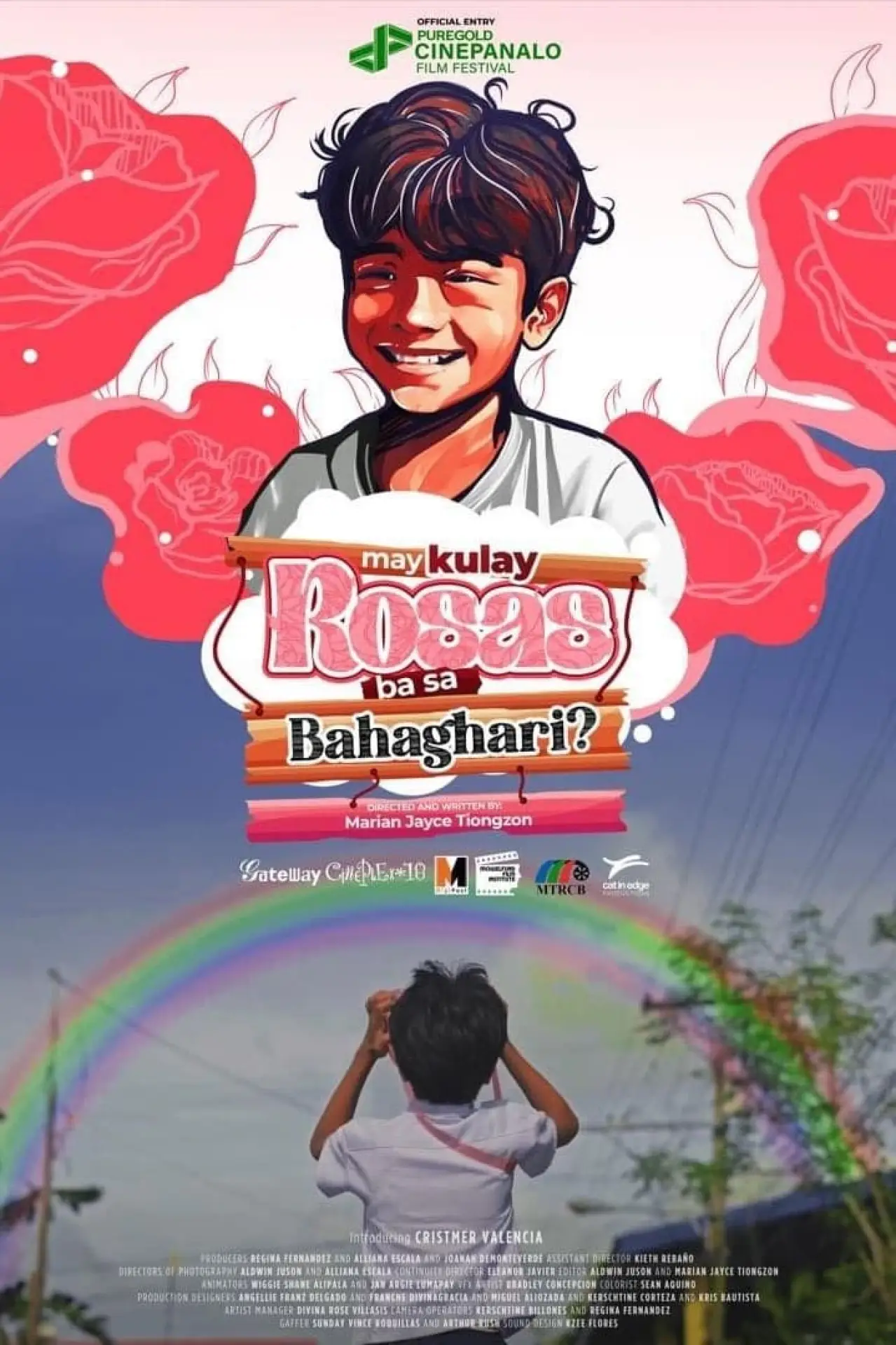 Plakat filmowy "May Kulay Rosas ba sa Bahaghari?"