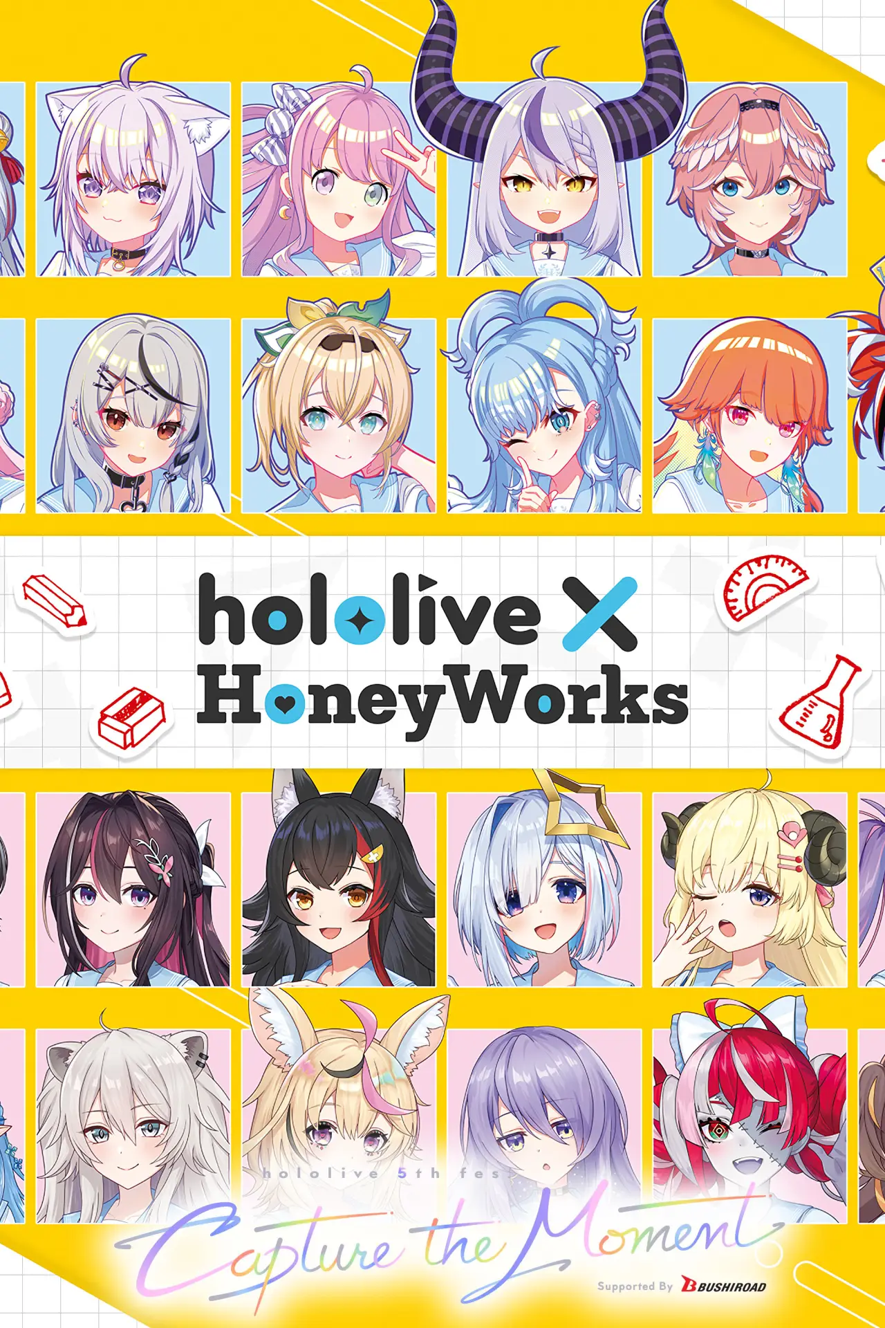 Plakat filmowy "hololive 5th fes. Capture the Moment Day 2 HoneyWorks Stage"