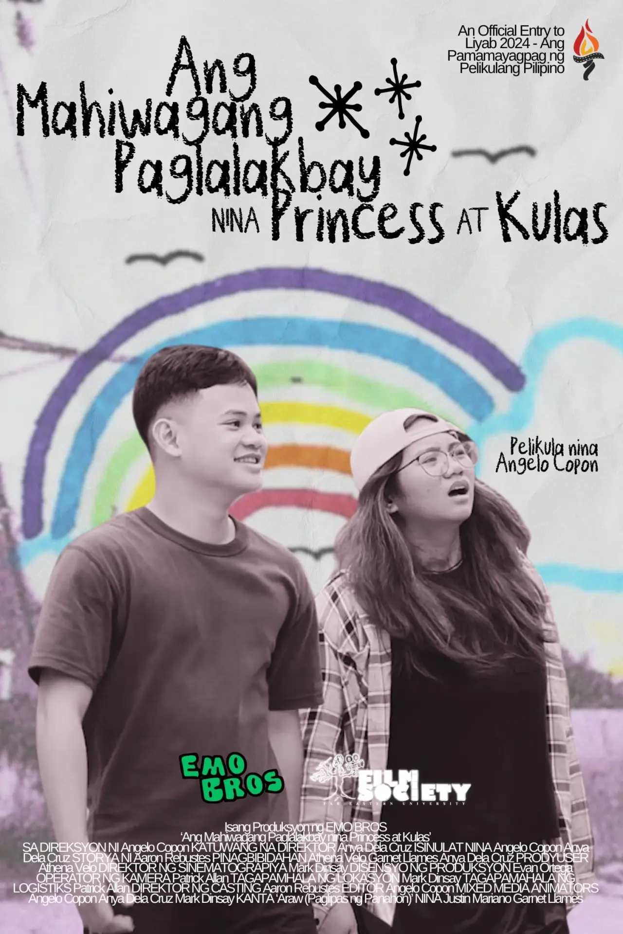 Plakat filmowy "Ang Mahiwagang Paglalakbay nina Princess at Kulas"