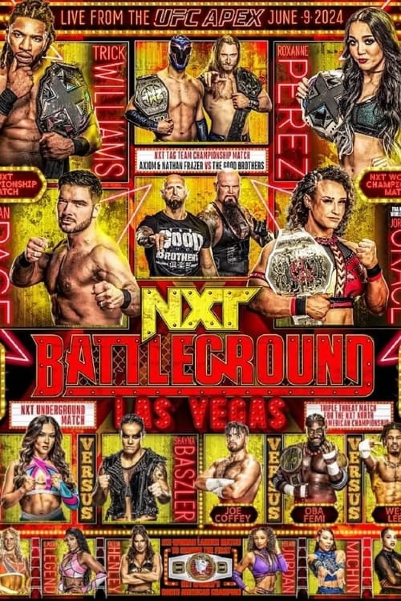 Plakat filmowy "NXT Battleground 2024"