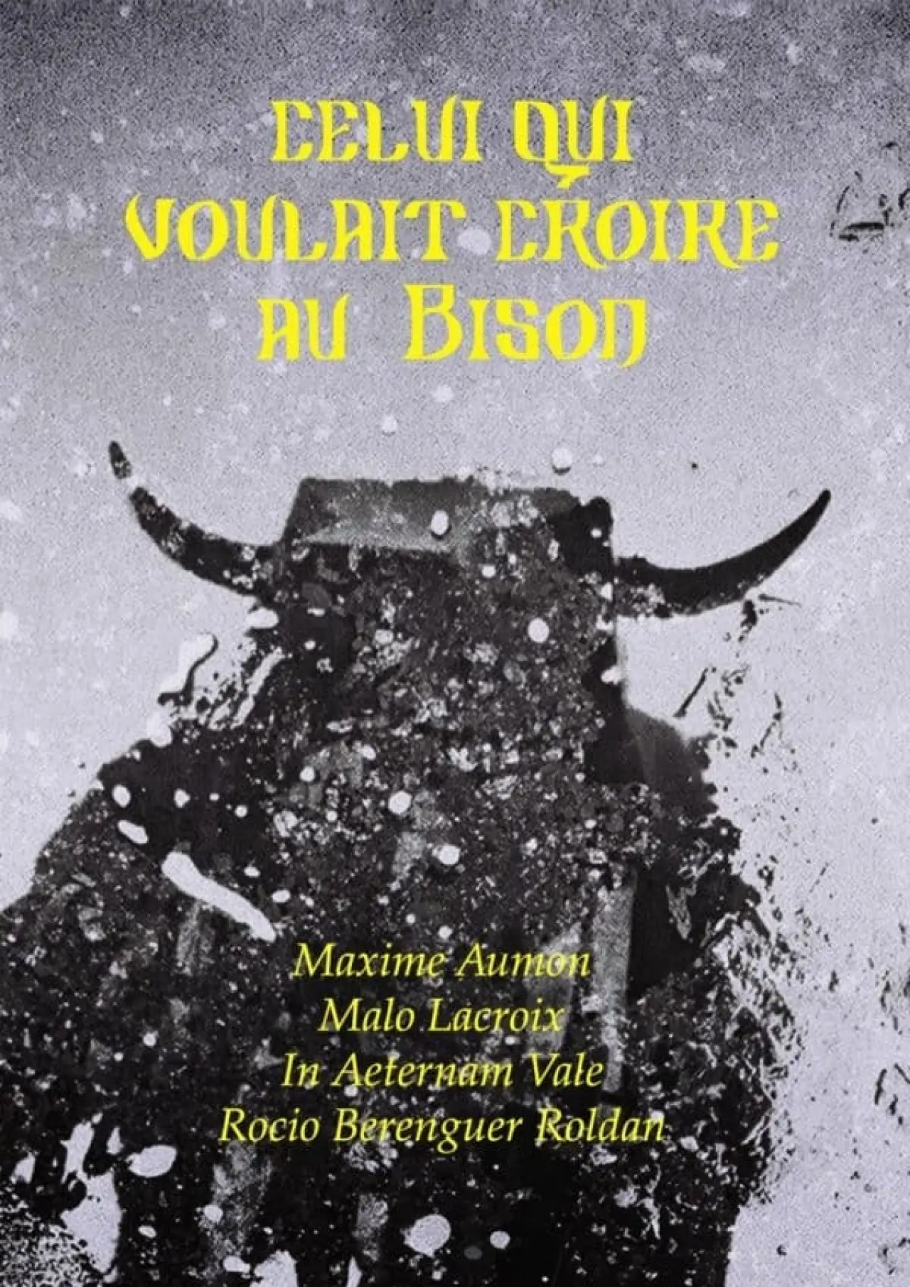 Plakat filmowy "Celui qui voulait croire au Bison"