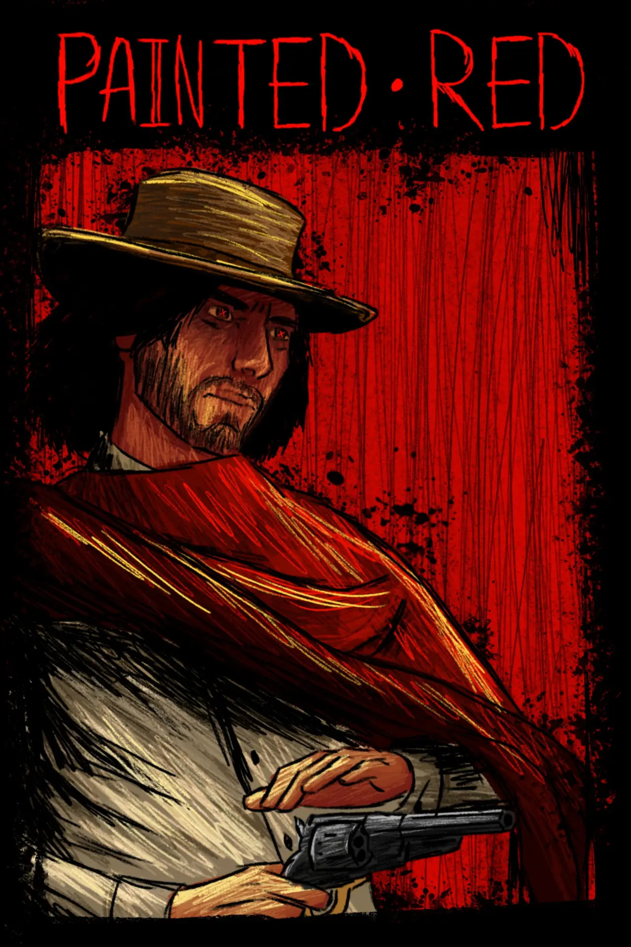 Plakat filmowy "Painted Red"