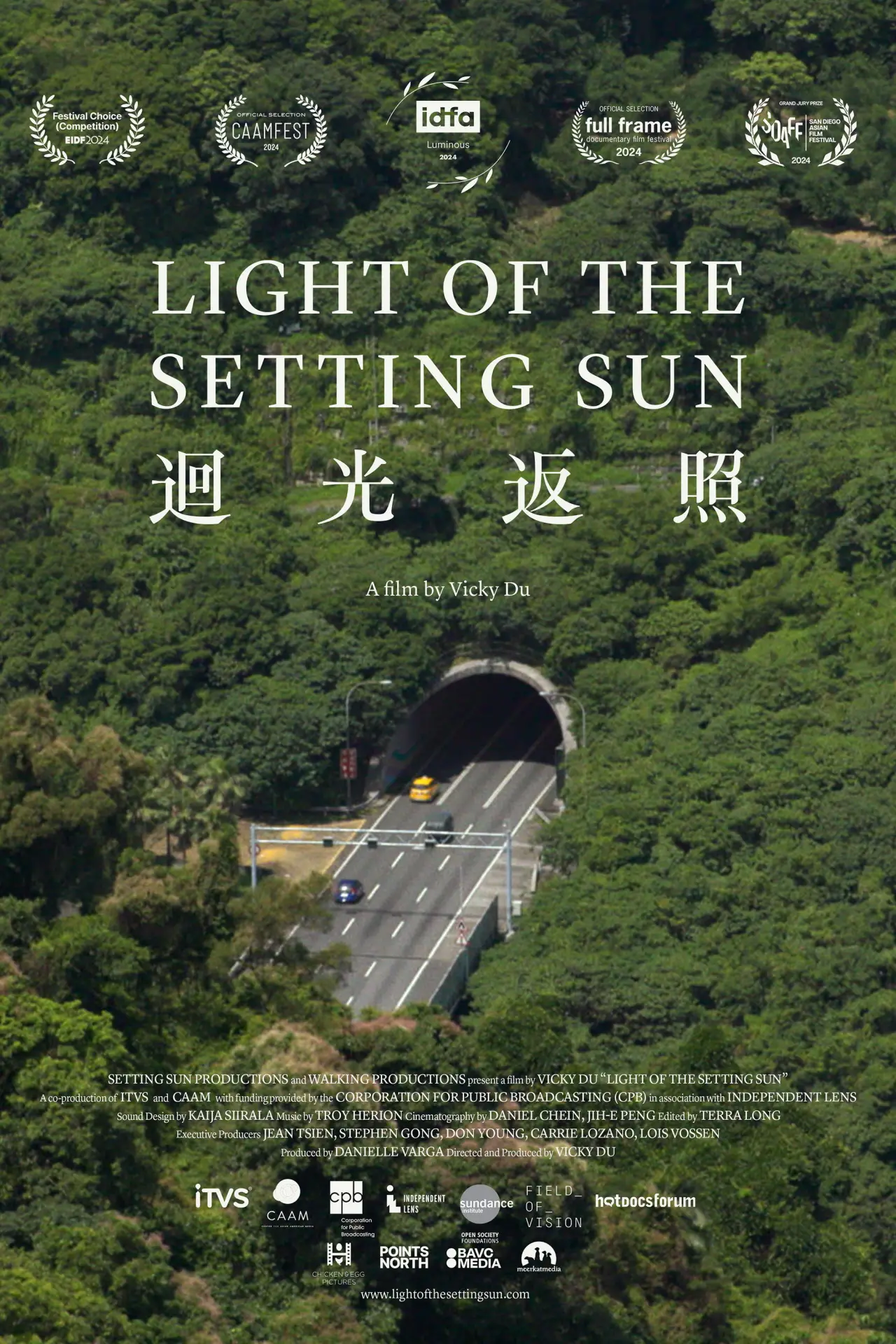 Plakat filmowy "Light of the Setting Sun"