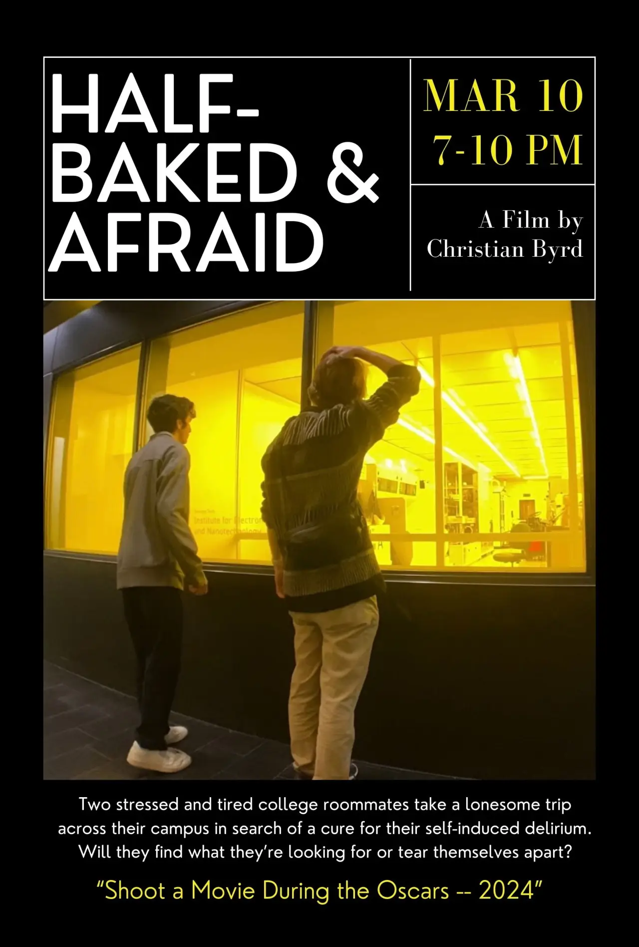 Plakat filmowy "Half-Baked & Afraid"