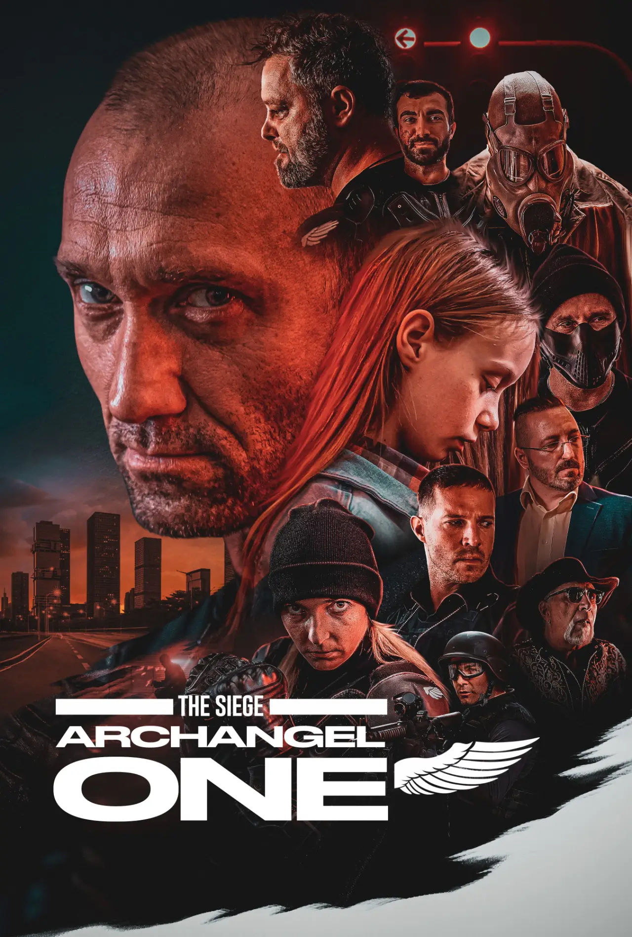 Plakat filmowy "Az Ostrom: Arkangyal Egyes"