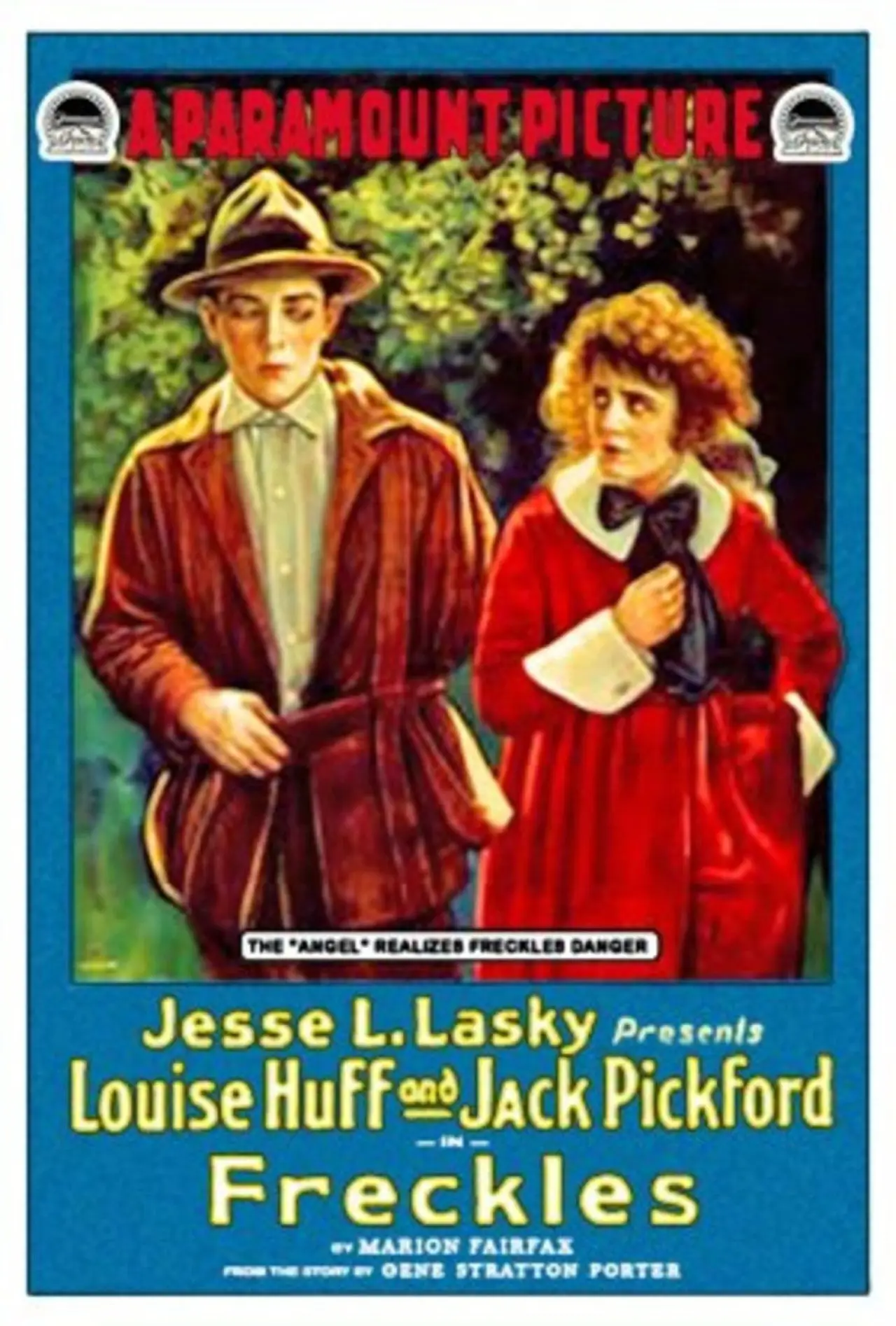 Plakat filmowy "Freckles"