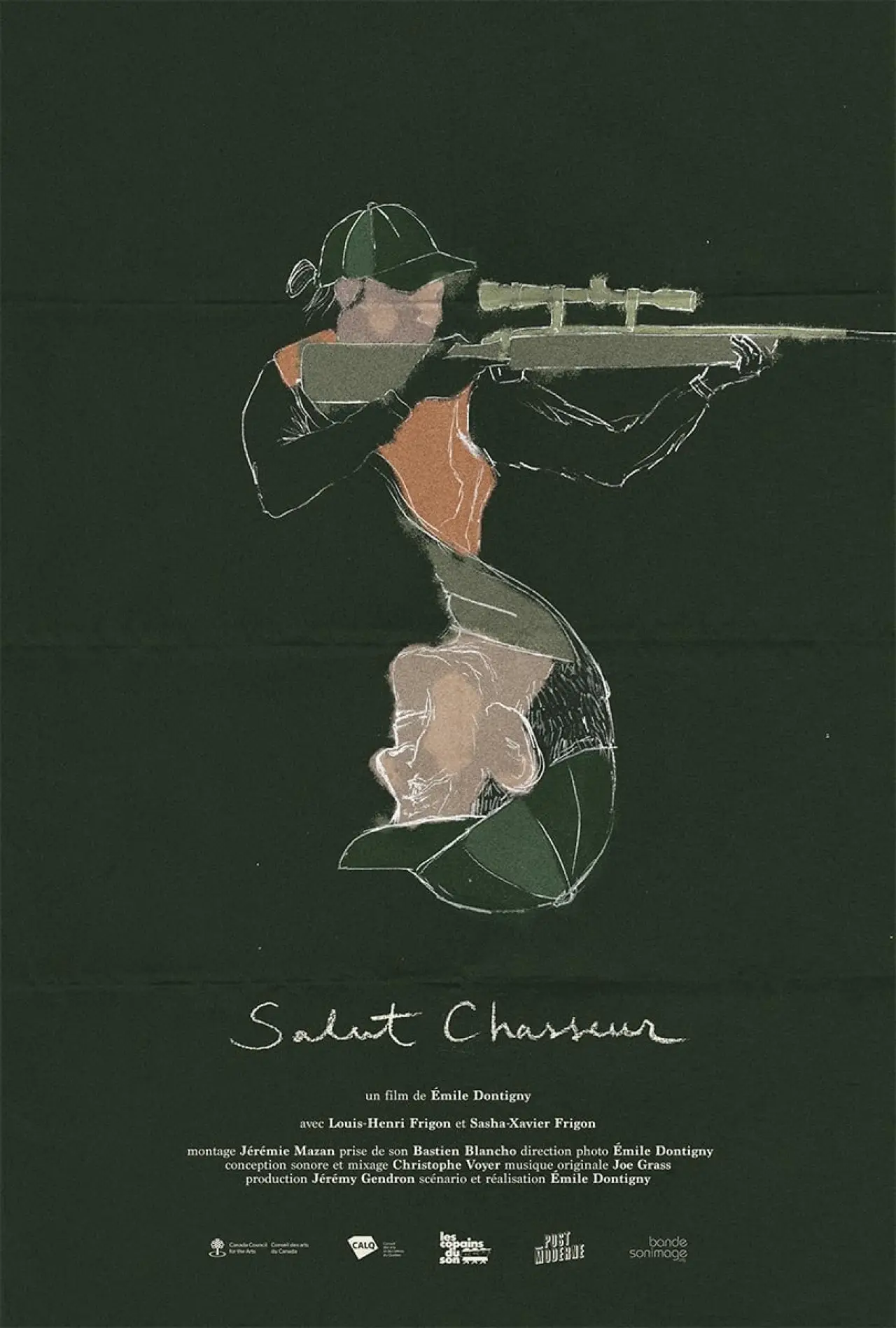 Plakat filmowy "Salut Chasseur"