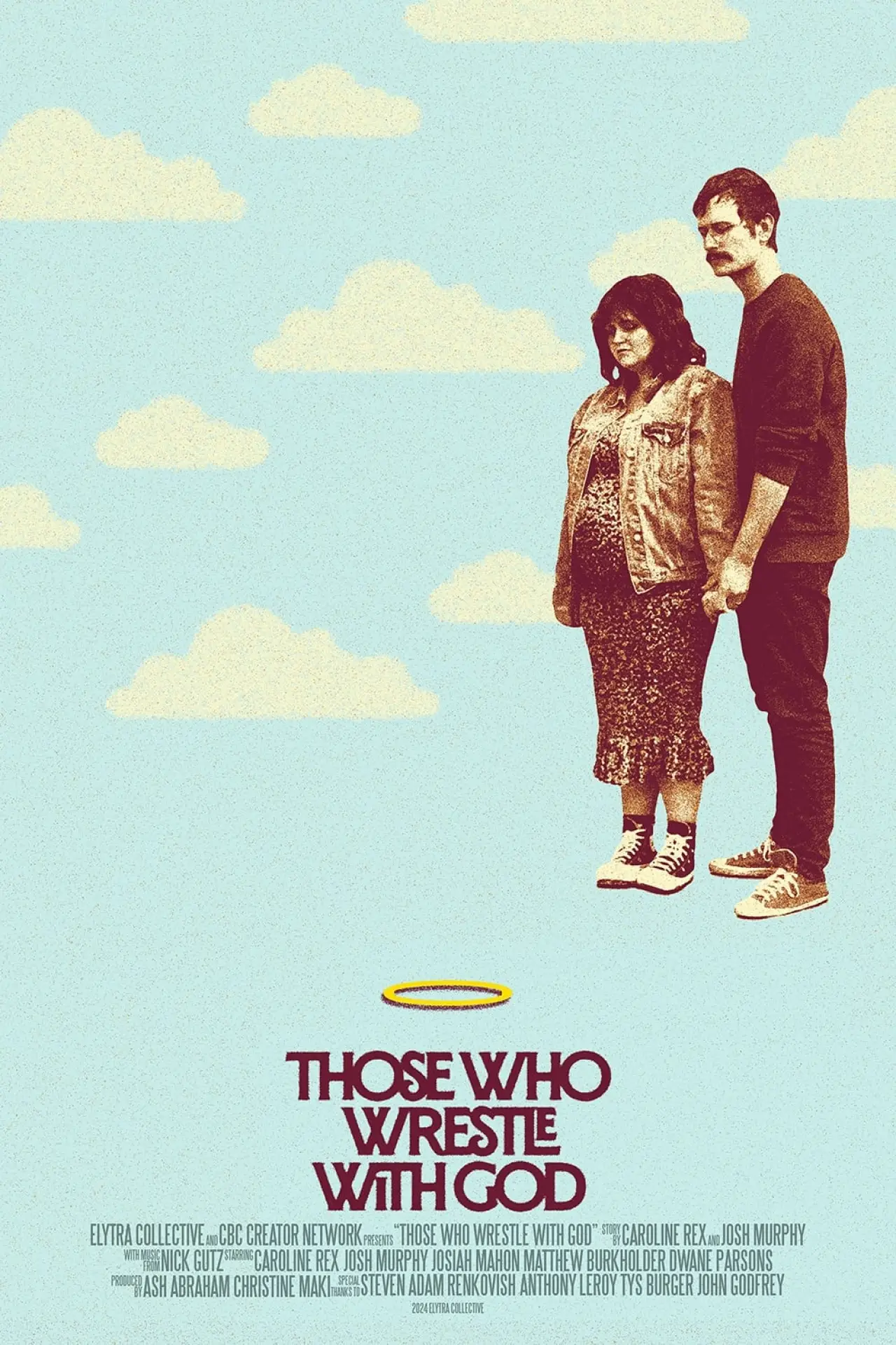 Plakat filmowy "Those Who Wrestle With God"