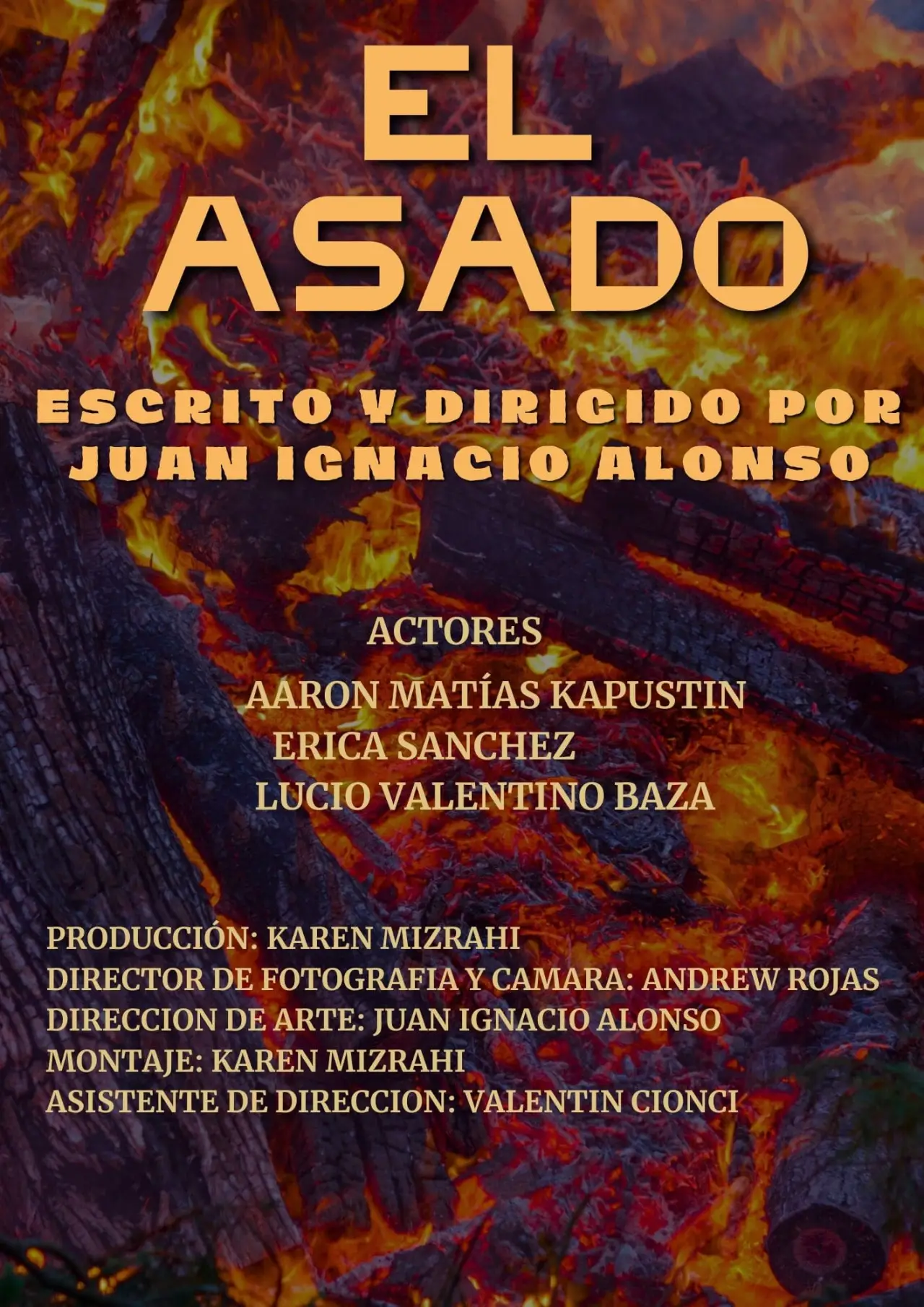 Plakat filmowy "El asado"