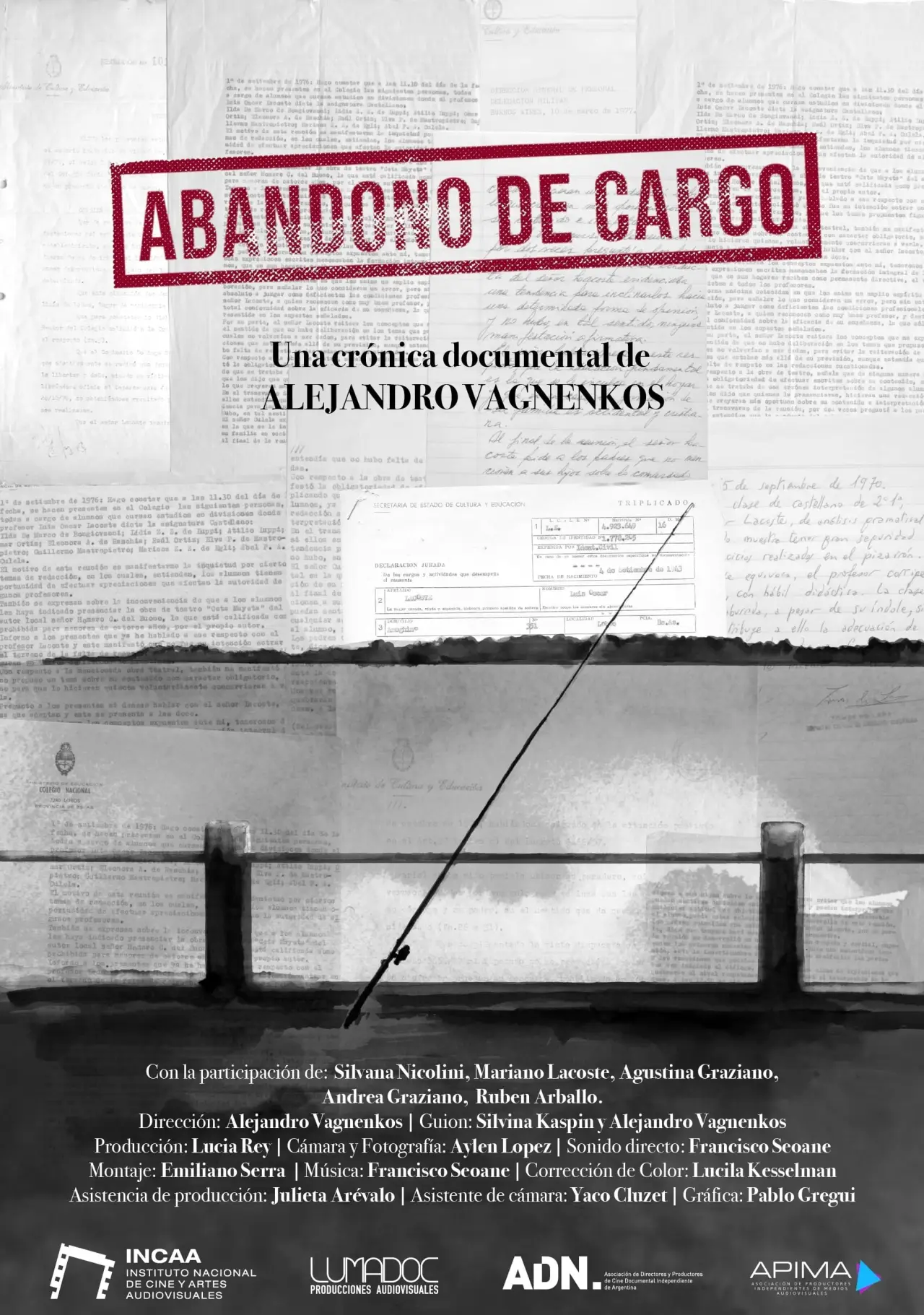 Plakat filmowy "Abandono de cargo"