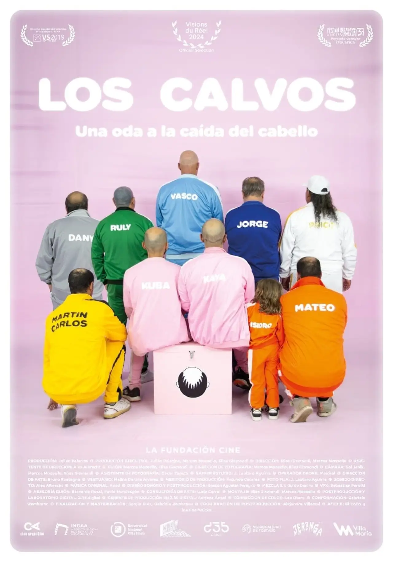 Plakat filmowy "Los calvos"