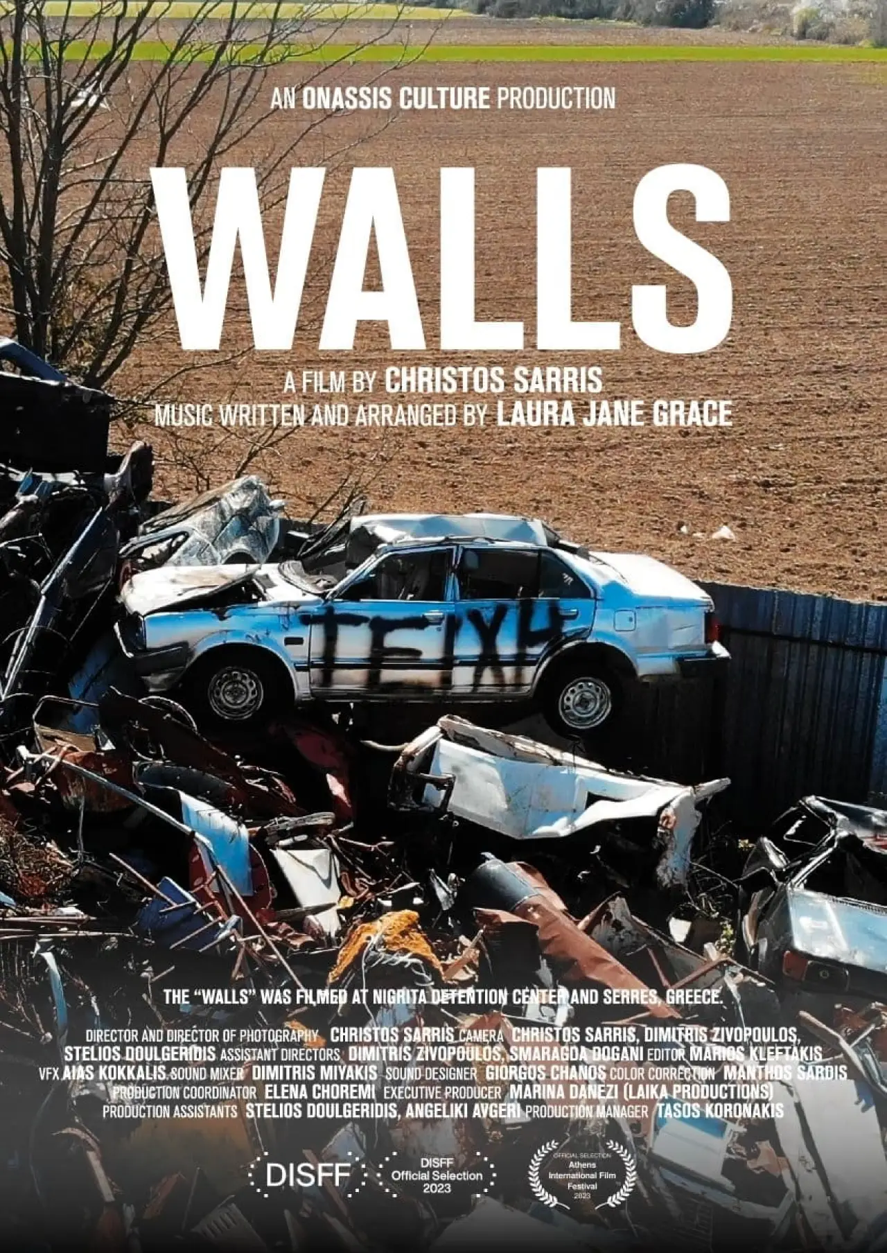 Plakat filmowy "Τείχη"