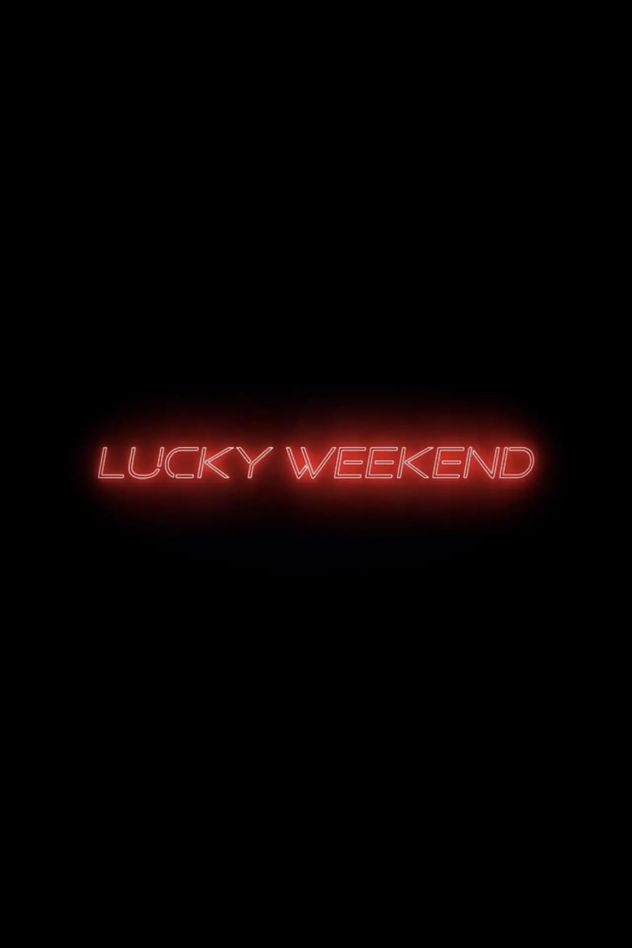 Plakat filmowy "Lucky Weekend"