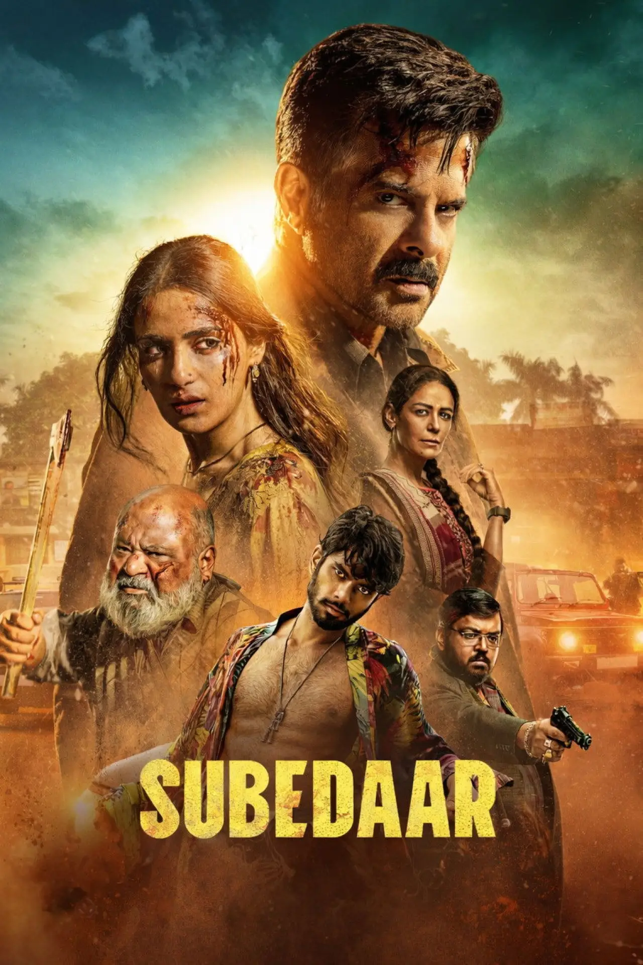 Plakat filmowy "सूबेदार"