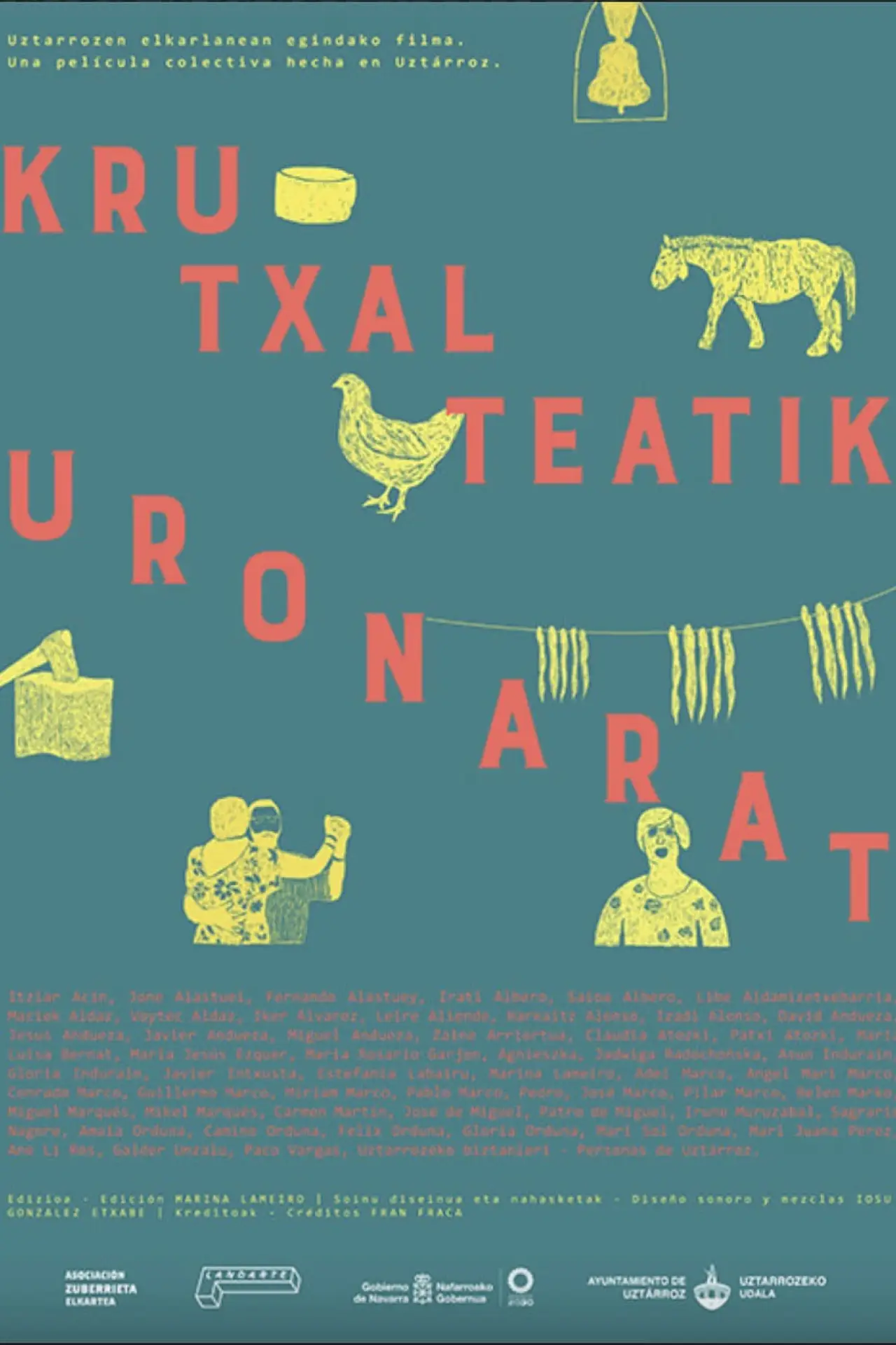 Plakat filmowy "Krutxalteatik Uronarat"