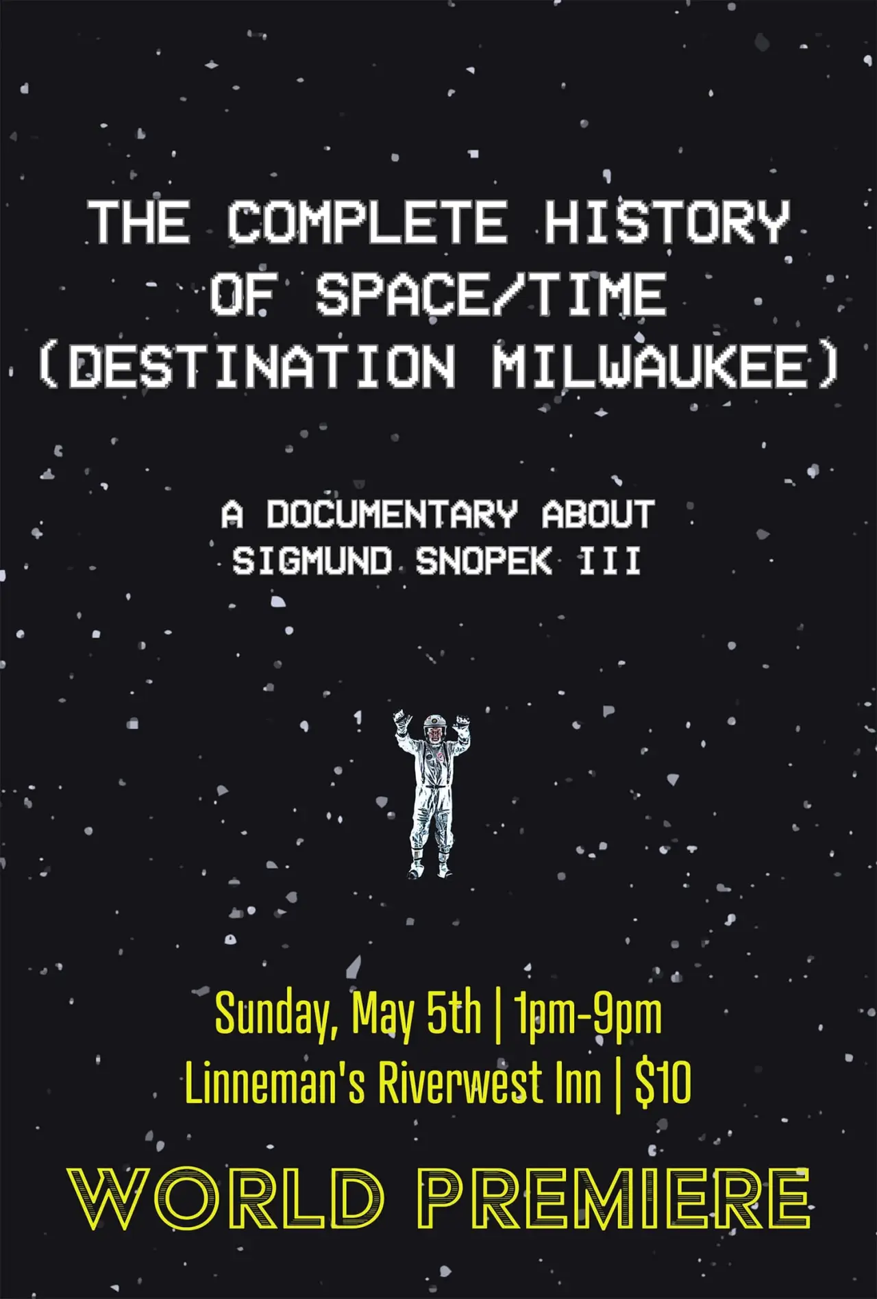 Plakat filmowy "The Complete History Of Space/Time (Destination Milwaukee)"