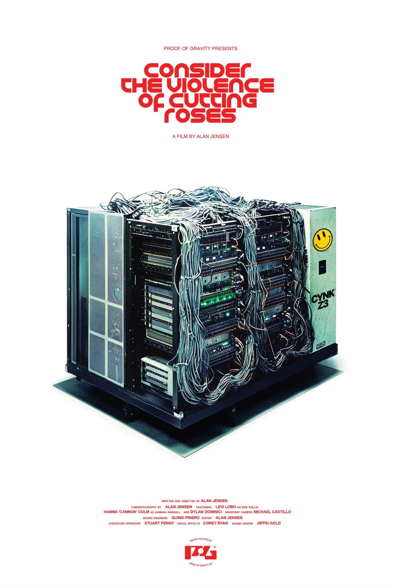 Plakat filmowy "Consider the Violence of Cutting Roses"