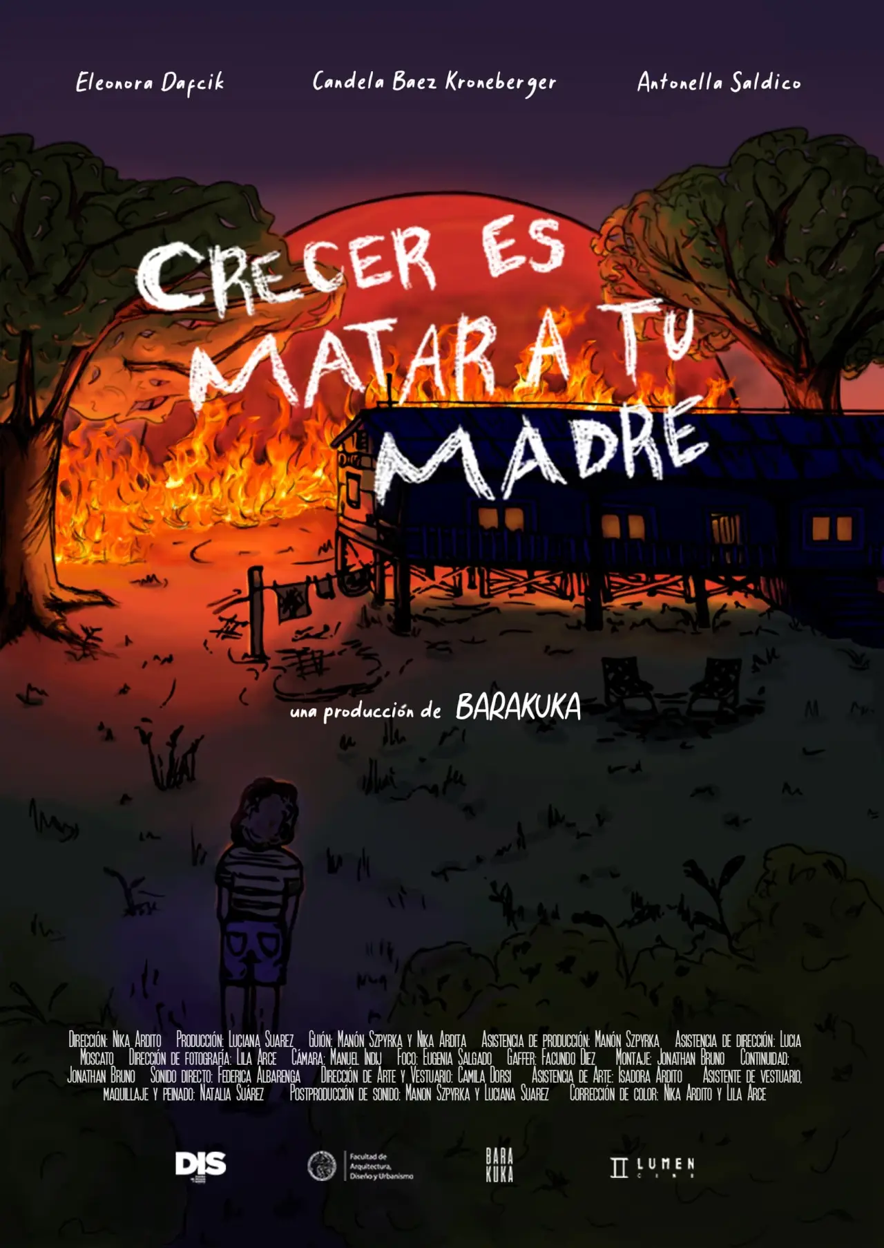 Plakat filmowy "Crecer es matar a tu madre"