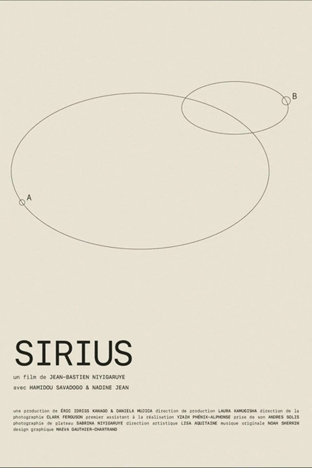 Plakat filmowy "Sirius"