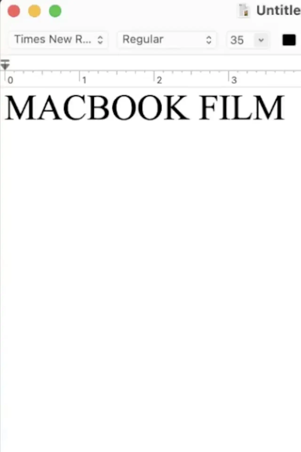 Plakat filmowy "MACBOOK FILM"