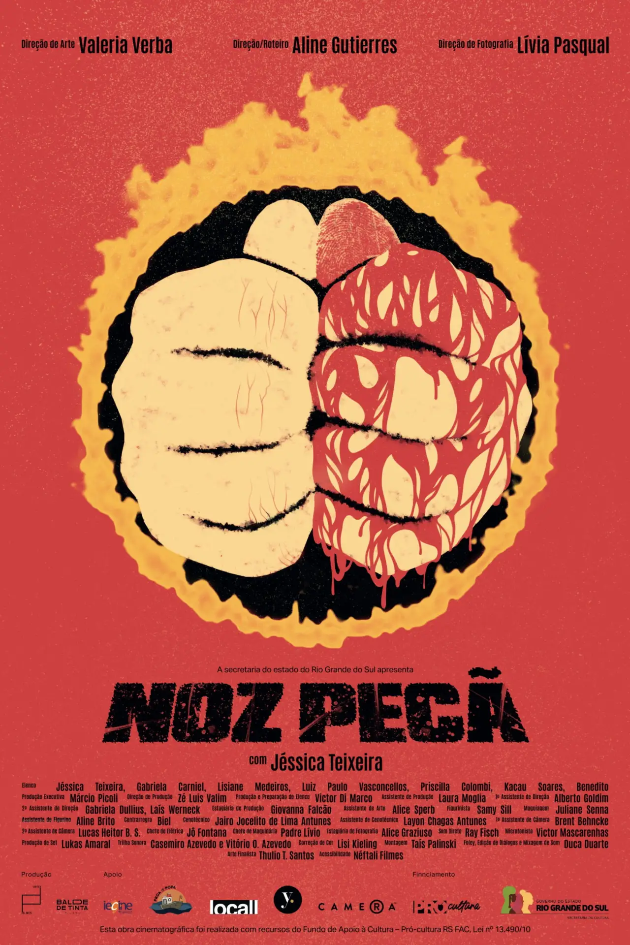 Plakat filmowy "Noz Pecã"