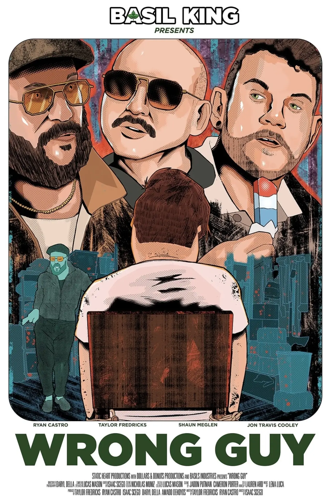 Plakat filmowy "Basil King Presents: Wrong Guy"