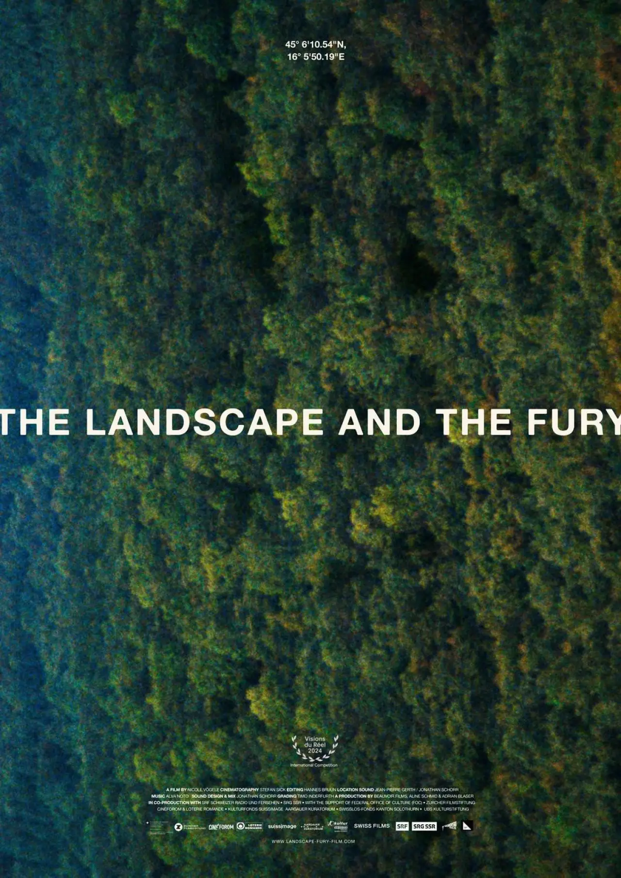 Plakat filmowy "The Landscape and the Fury"