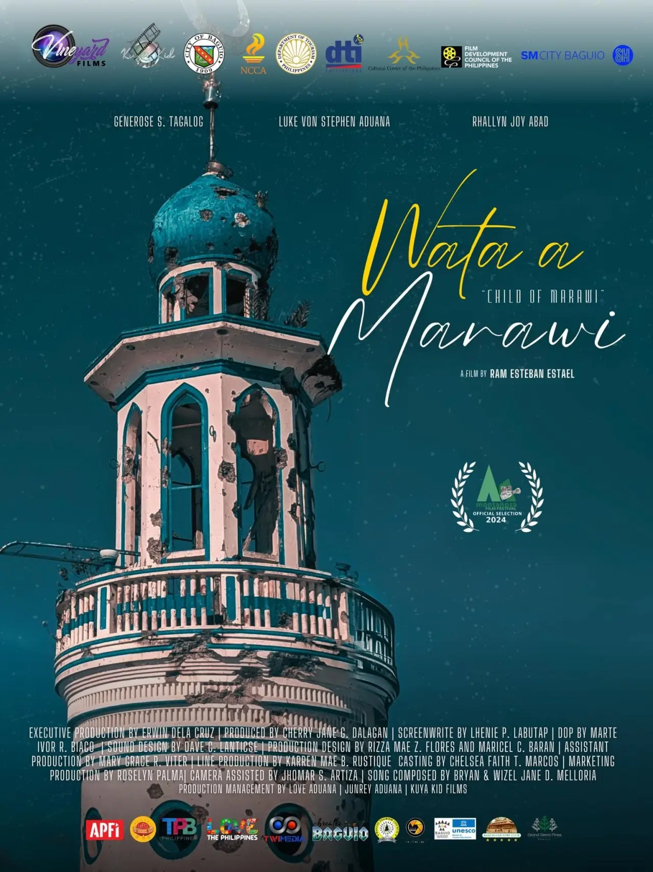 Plakat filmowy "Wata a Marawi"