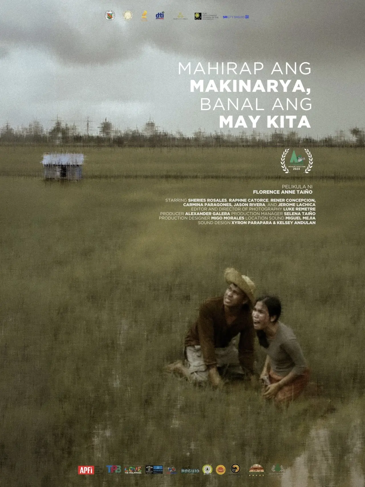 Plakat filmowy "Mahirap ang Makinarya, Banal ang may Kita"