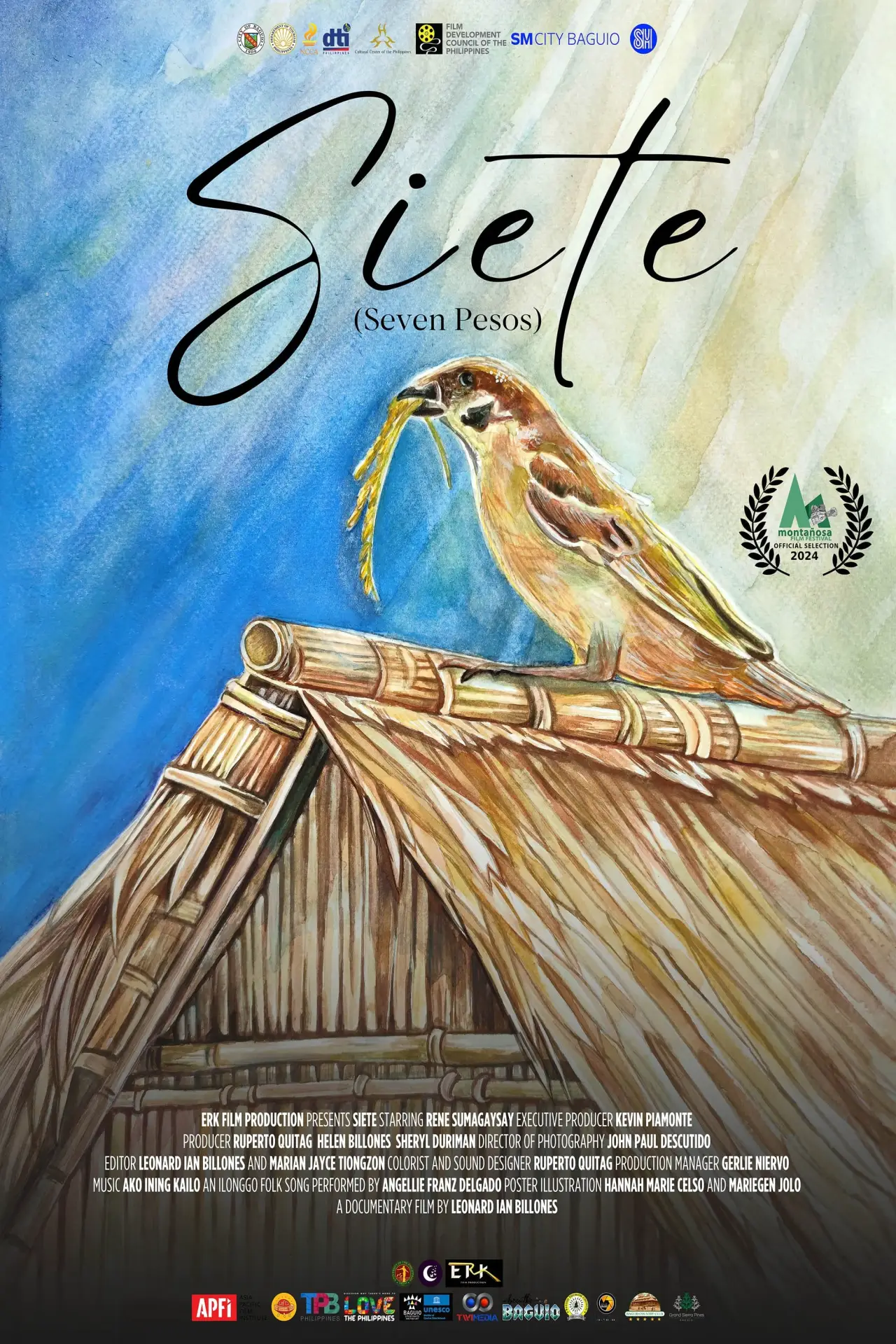 Plakat filmowy "Siete (Seven Pesos)"