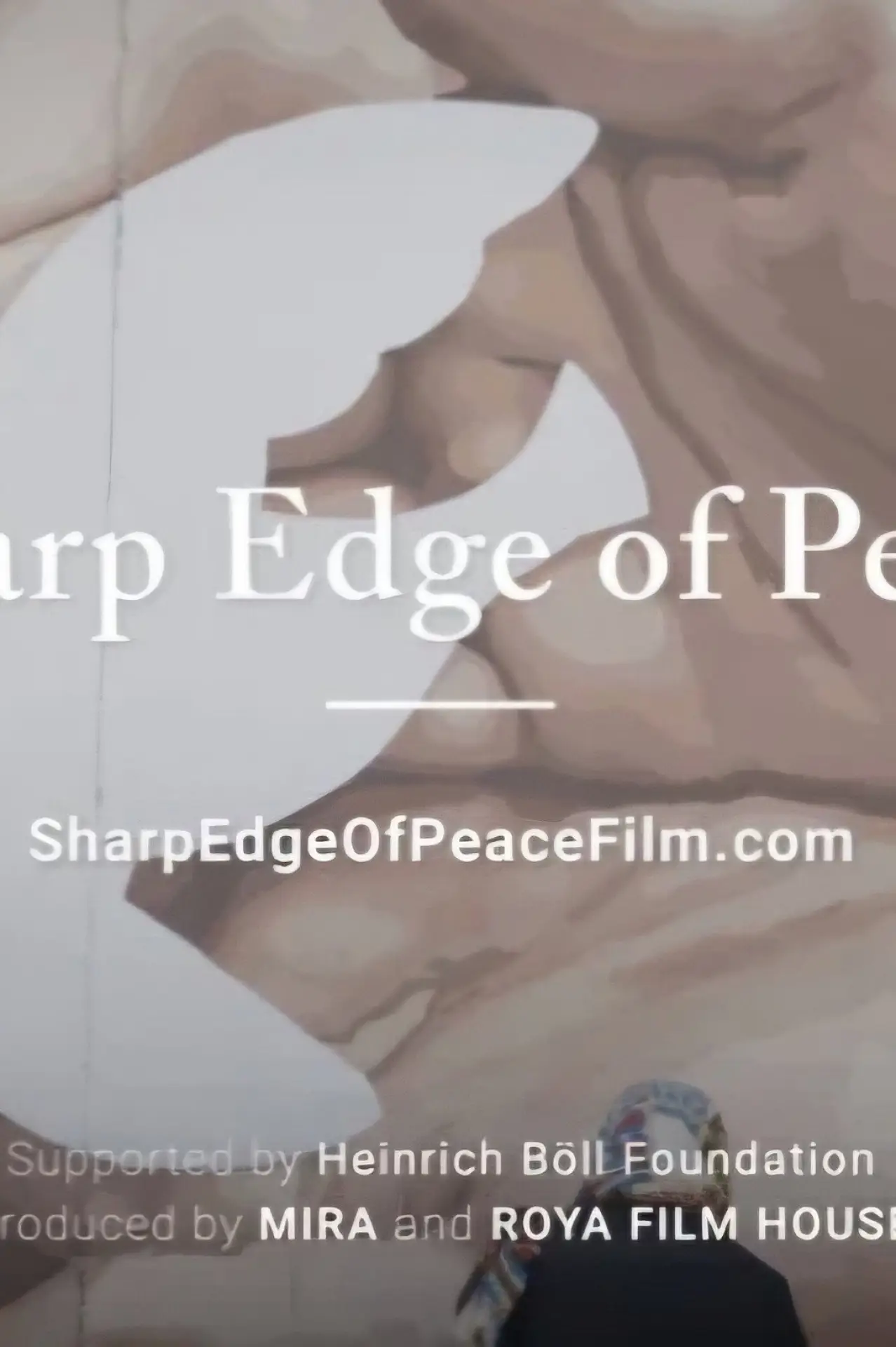 Plakat filmowy "The Sharp Edge of Peace"