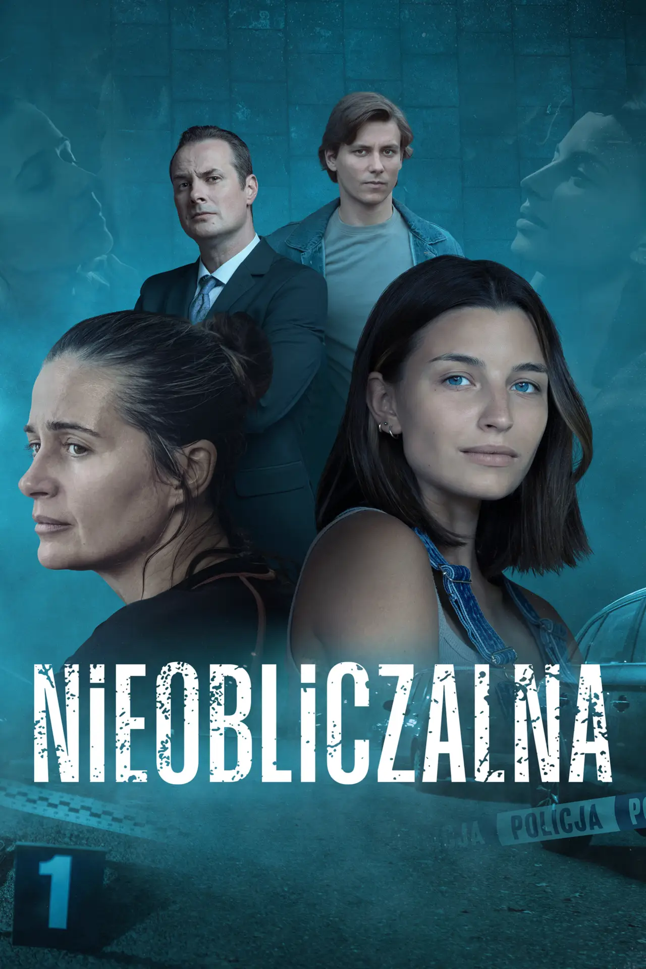 Plakat filmowy "Nieobliczalna"