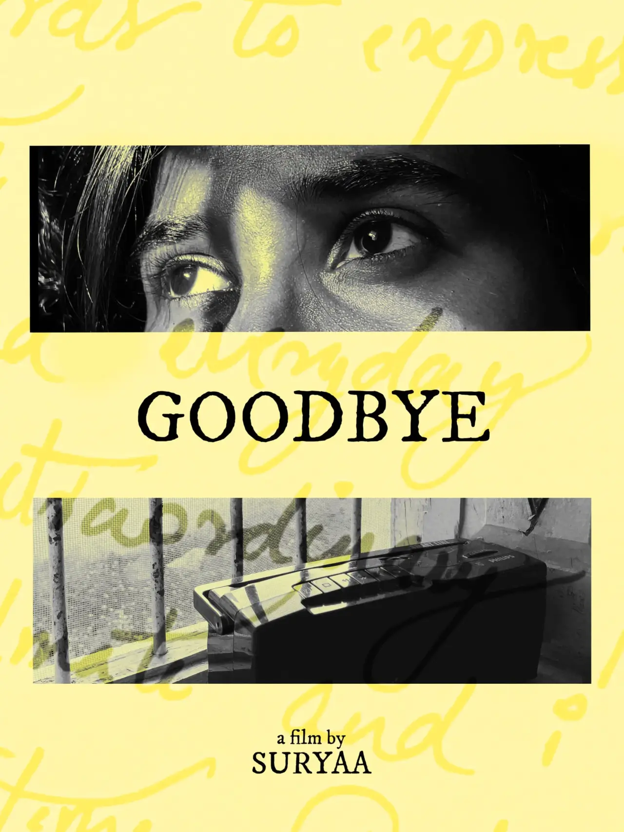 Plakat filmowy "GOODBYE"