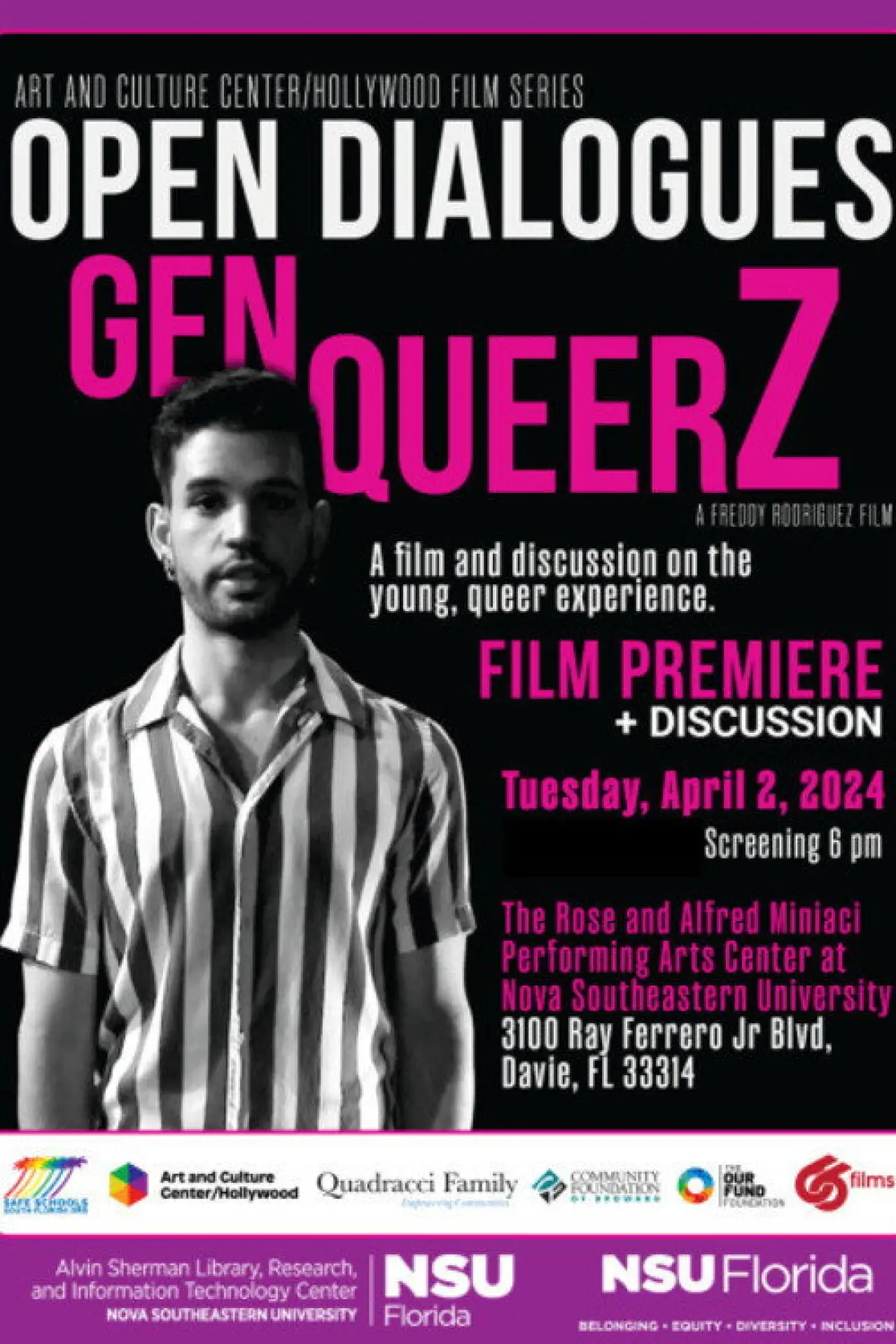 Plakat filmowy "Open Dialogues: Gen QueerZ"