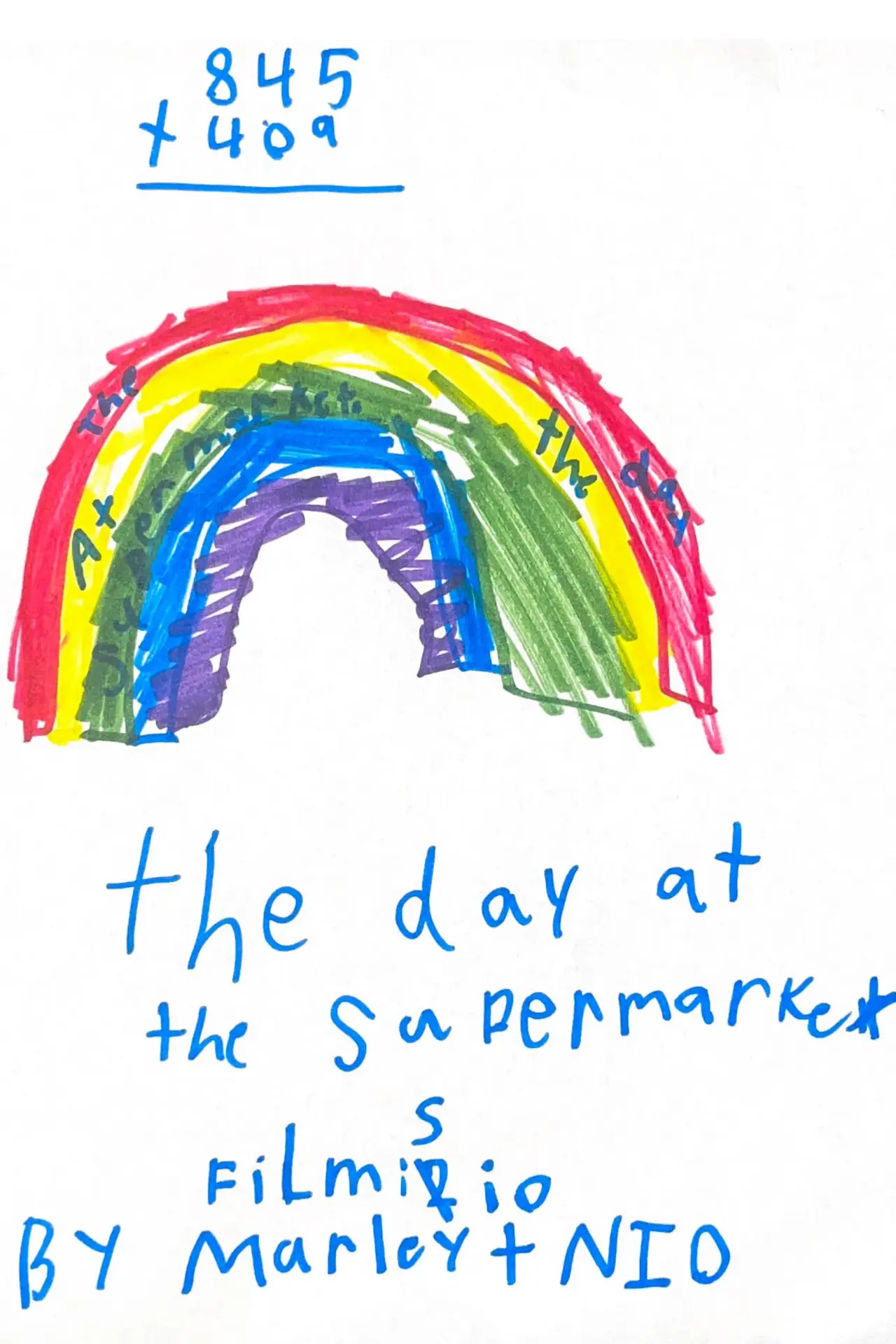 Plakat filmowy "The Day at the Supermarket"